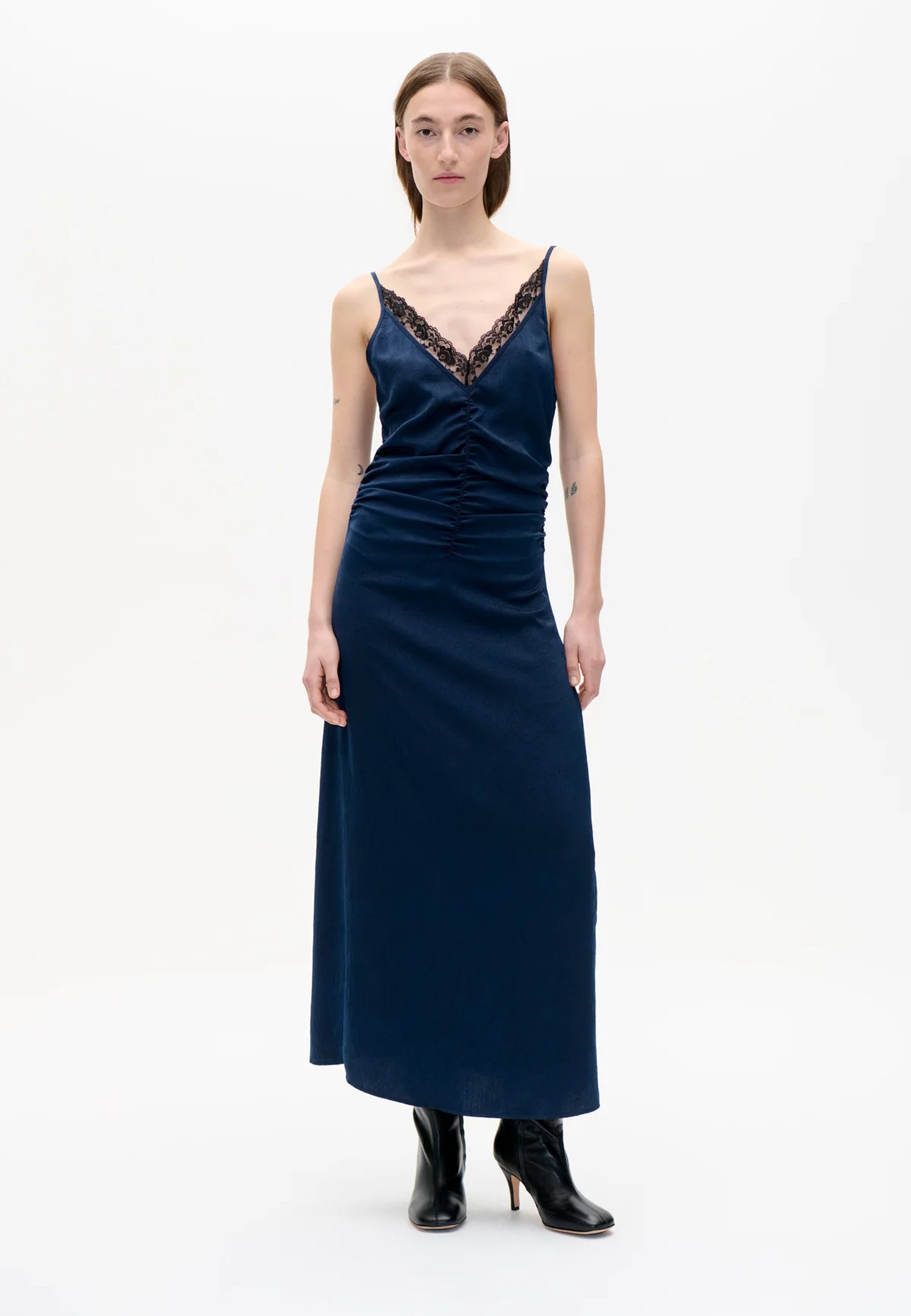 Atalie Spitzen Maxikleid | Eclipse Blue