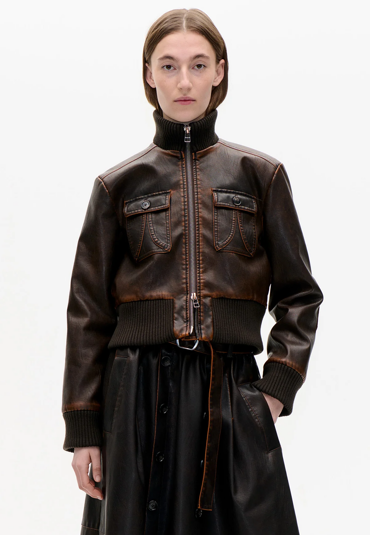 Bailey Faux Lederjacke | Molé Brown