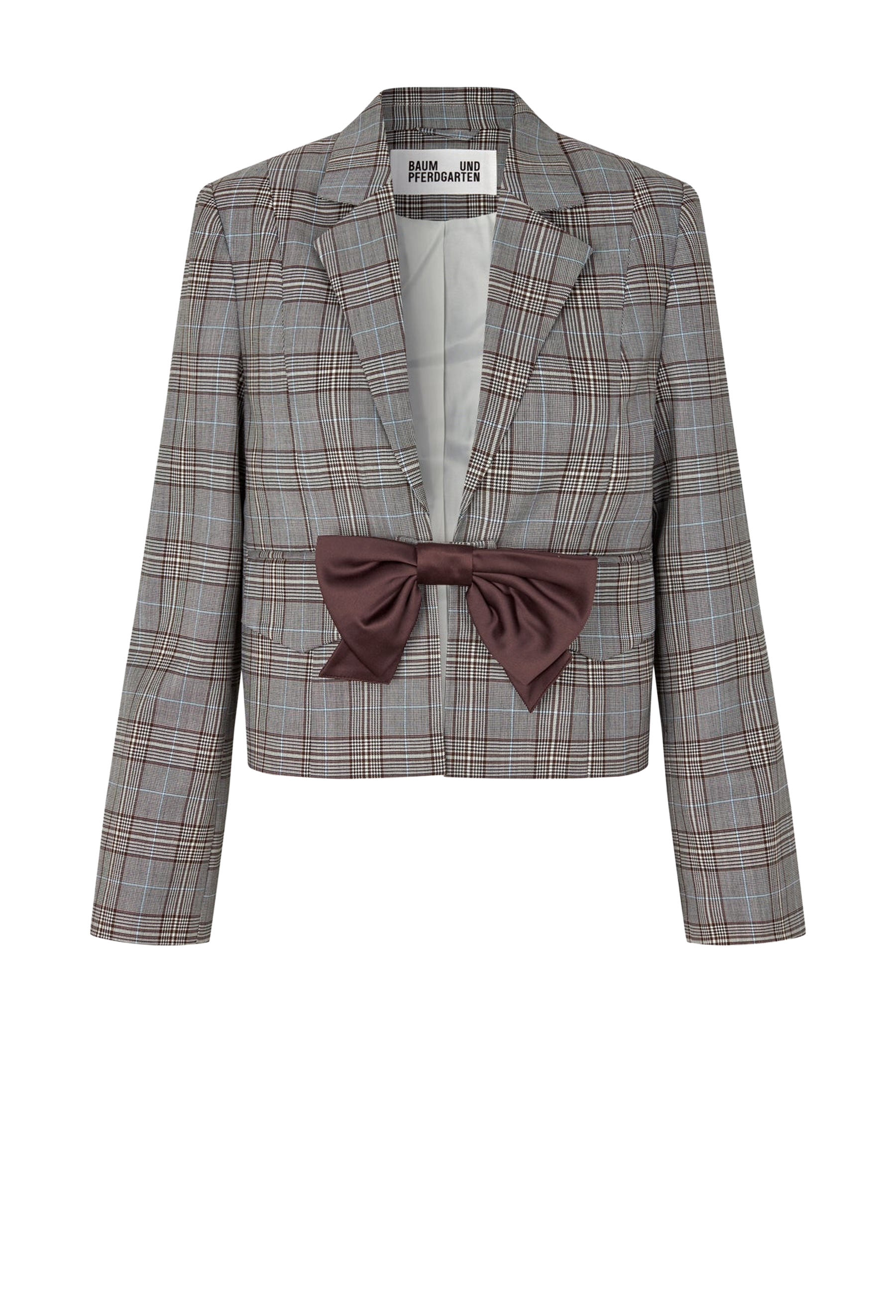 Benni Blazer |Â Grey Mini Check