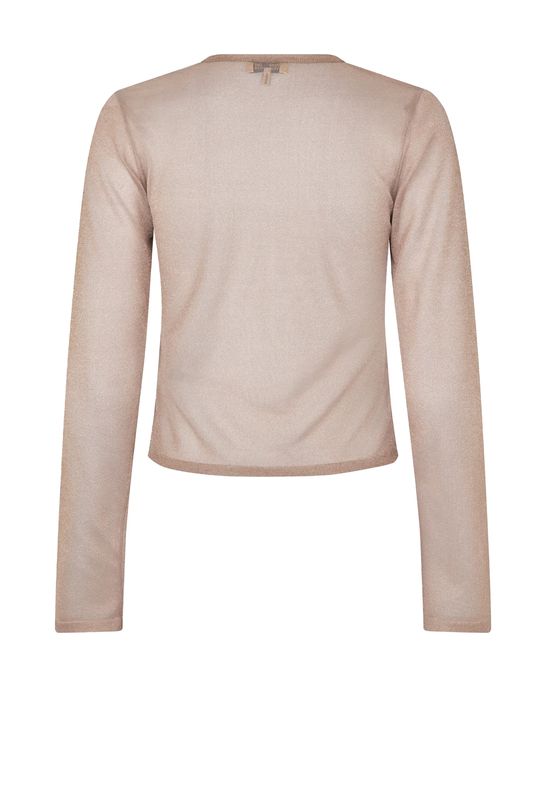 Crisje Transparent Cardigan | Varm Taupe