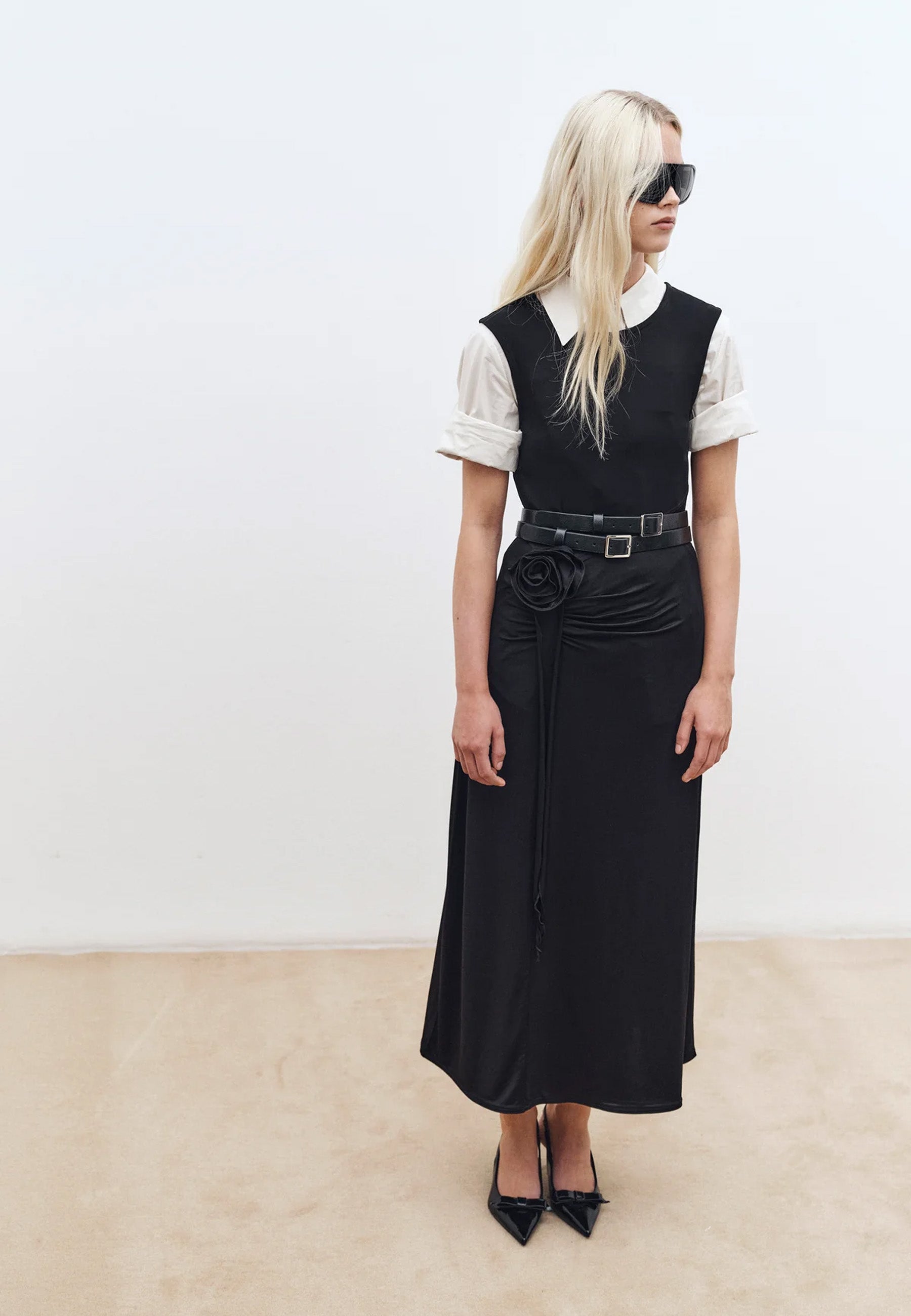 Jitske Maxikleid | Black