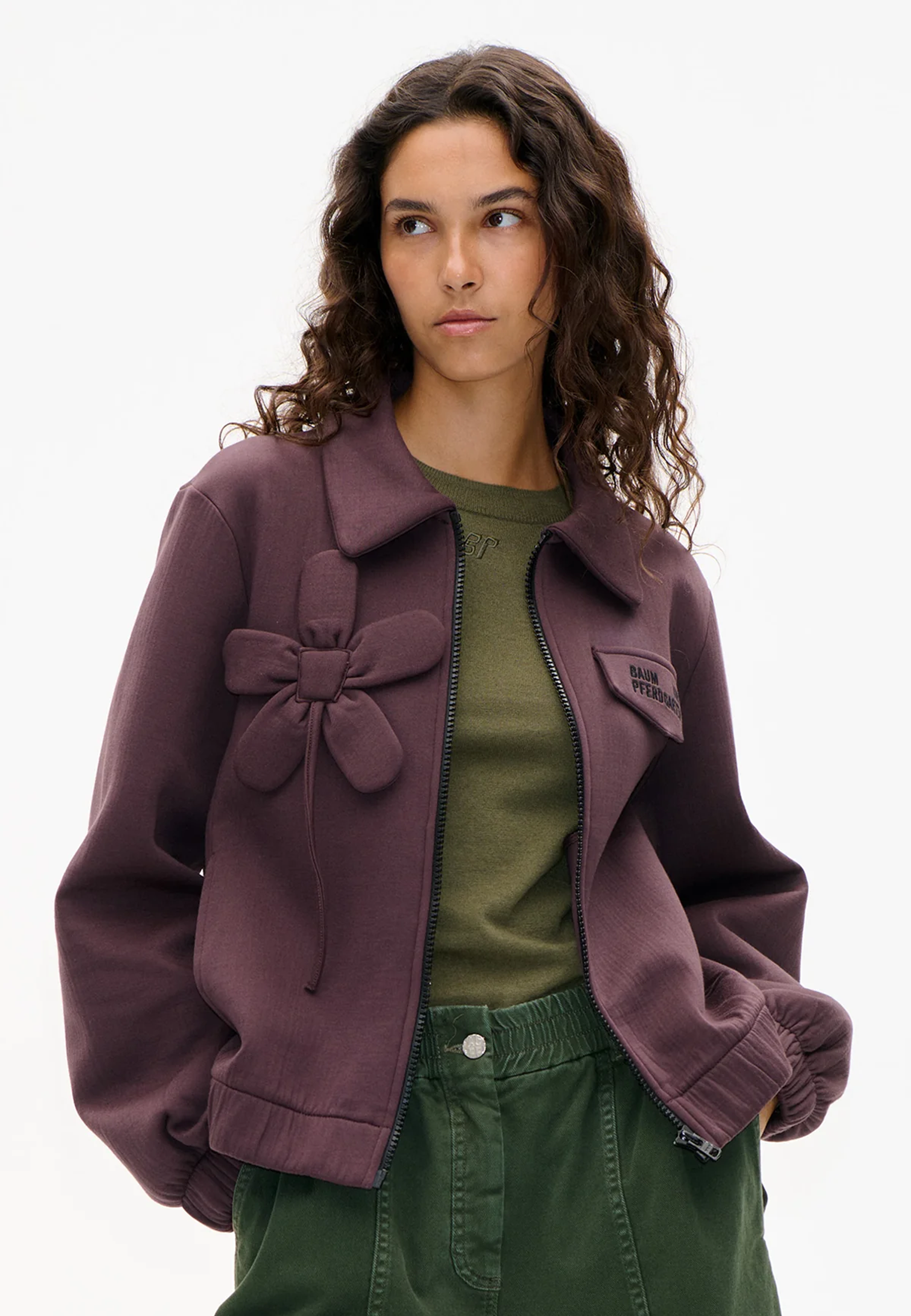 Joanne Sweatjacke | Deep Burgundy