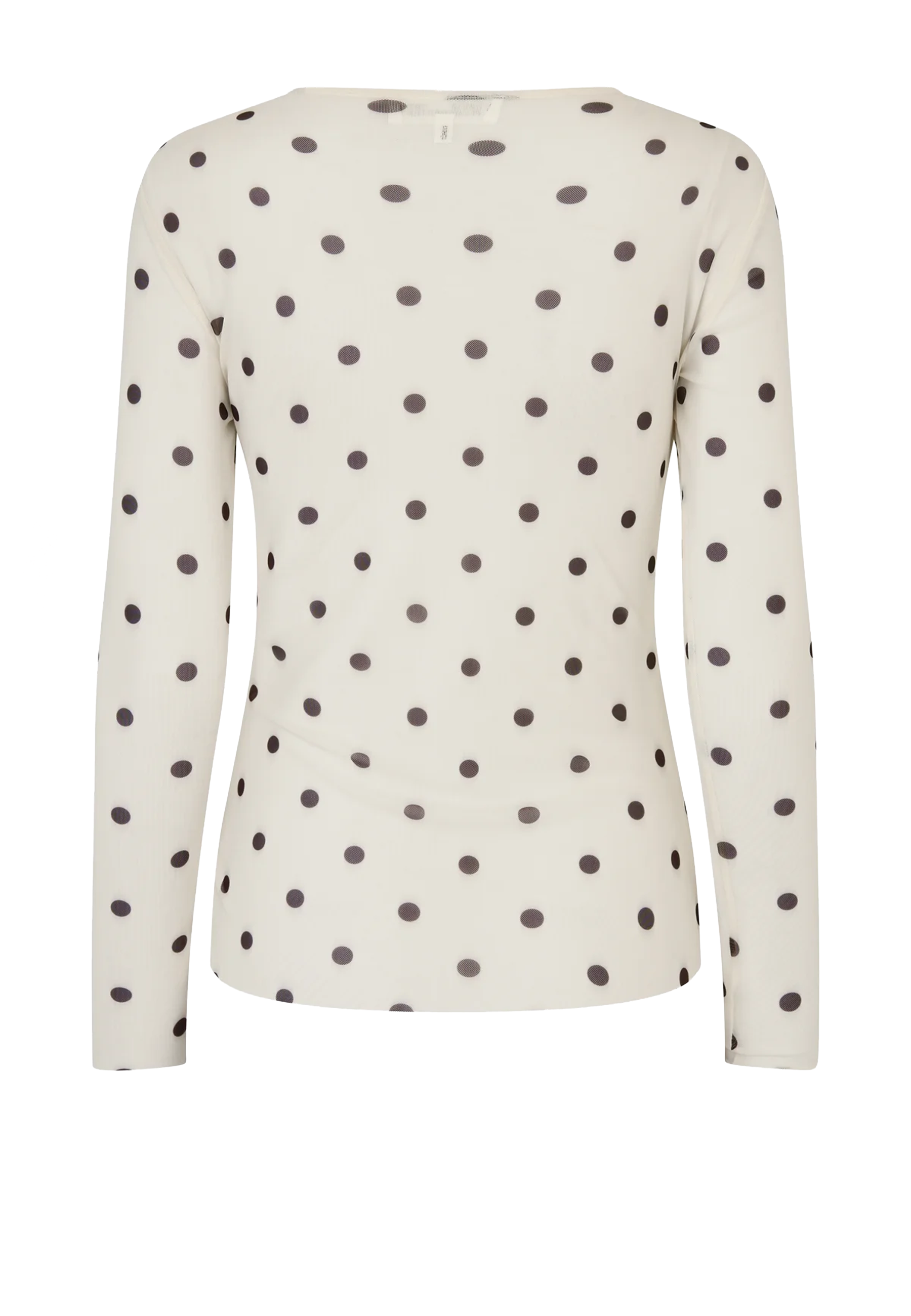 Jodie Longsleeve | Egret Creme Dot
