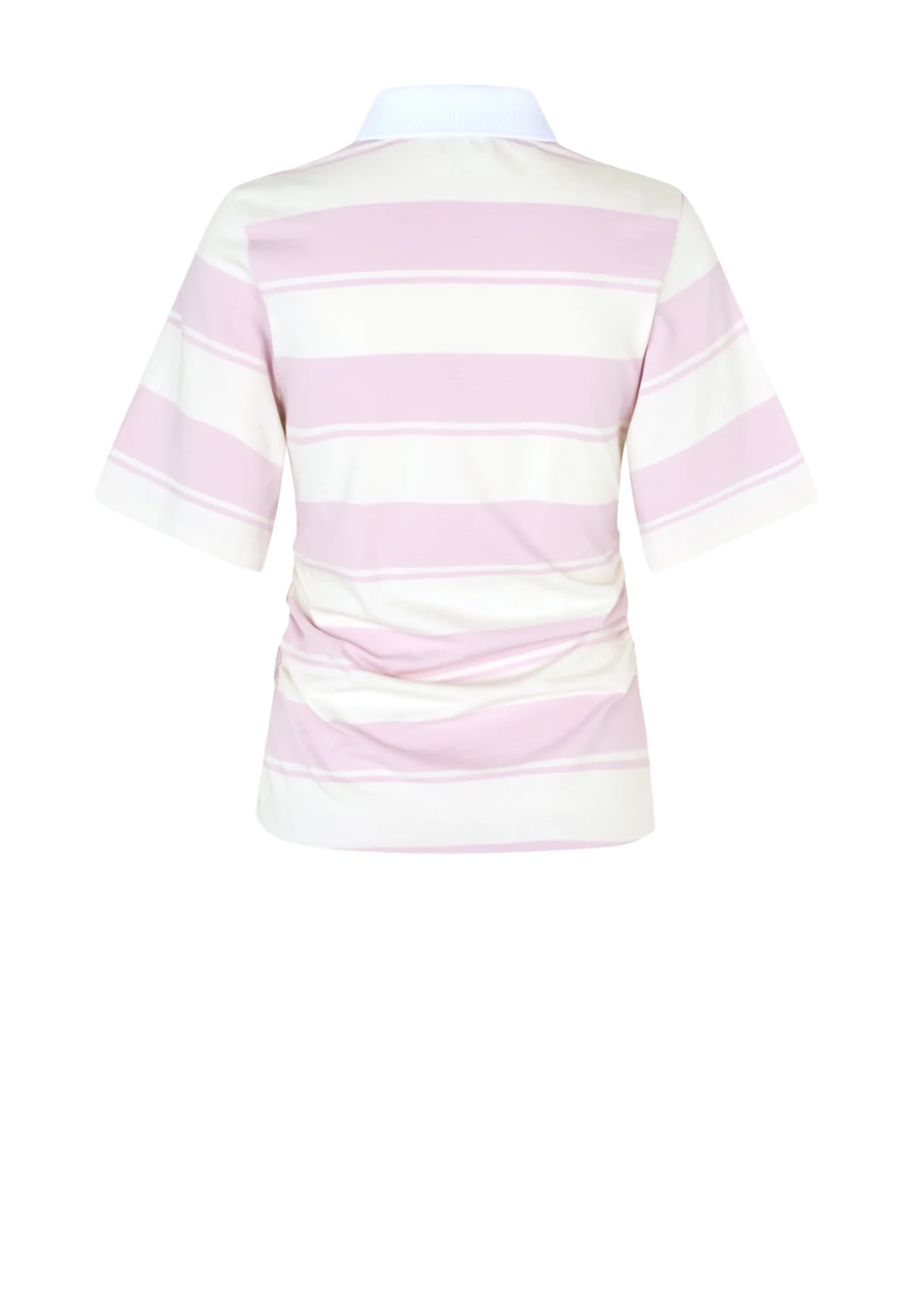 Judithe Polo T-Shirt | Lilac Polo Stripes