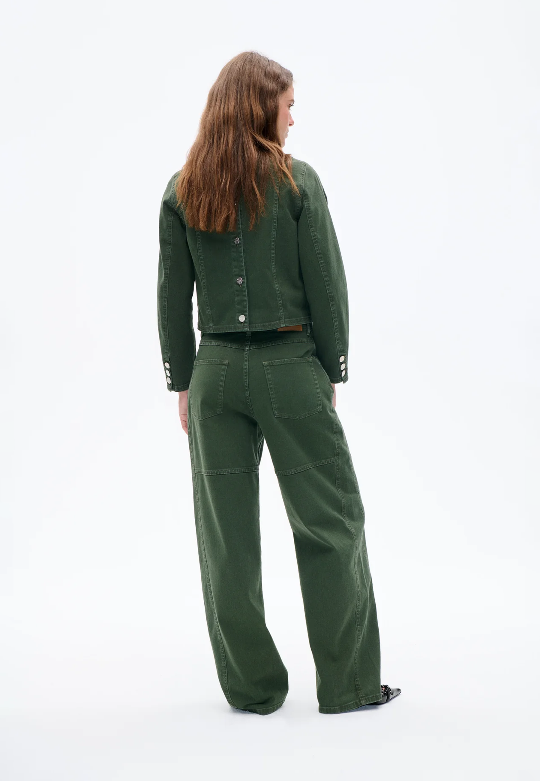 Madel Jeans Longsleeve | Rosin Green