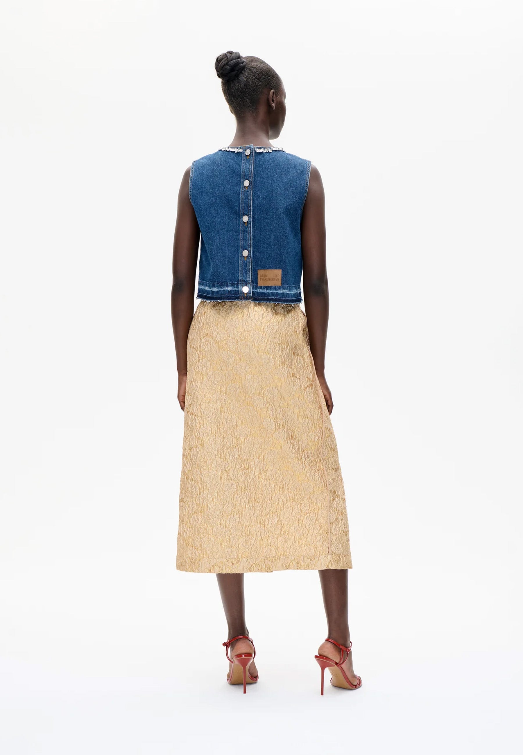 Medine Denimtop | Dark Blue Denim