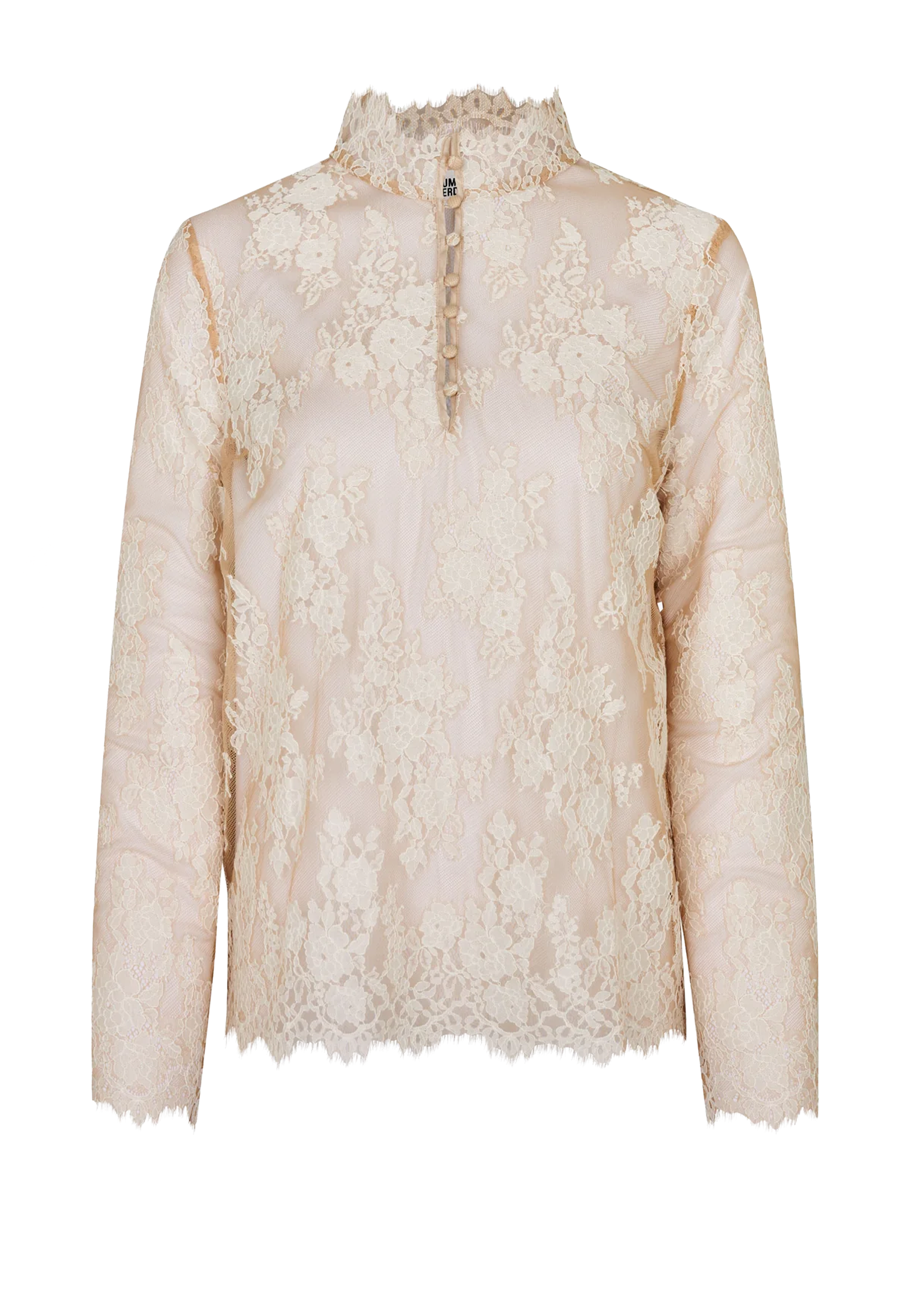 Meelah lace longsleeve | Frappe beige