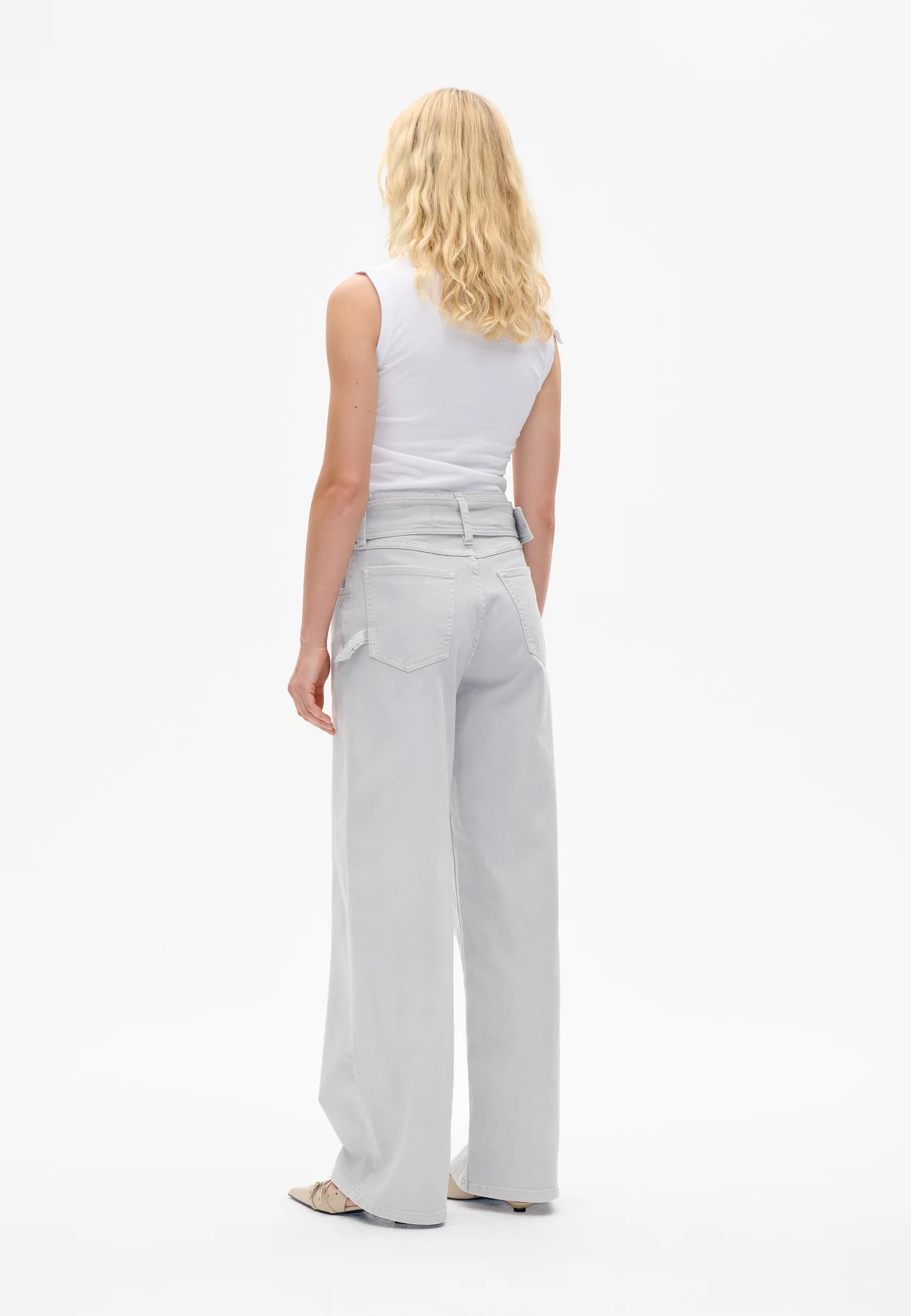 Nadja Wide Leg Jeans |Â Opal Gray