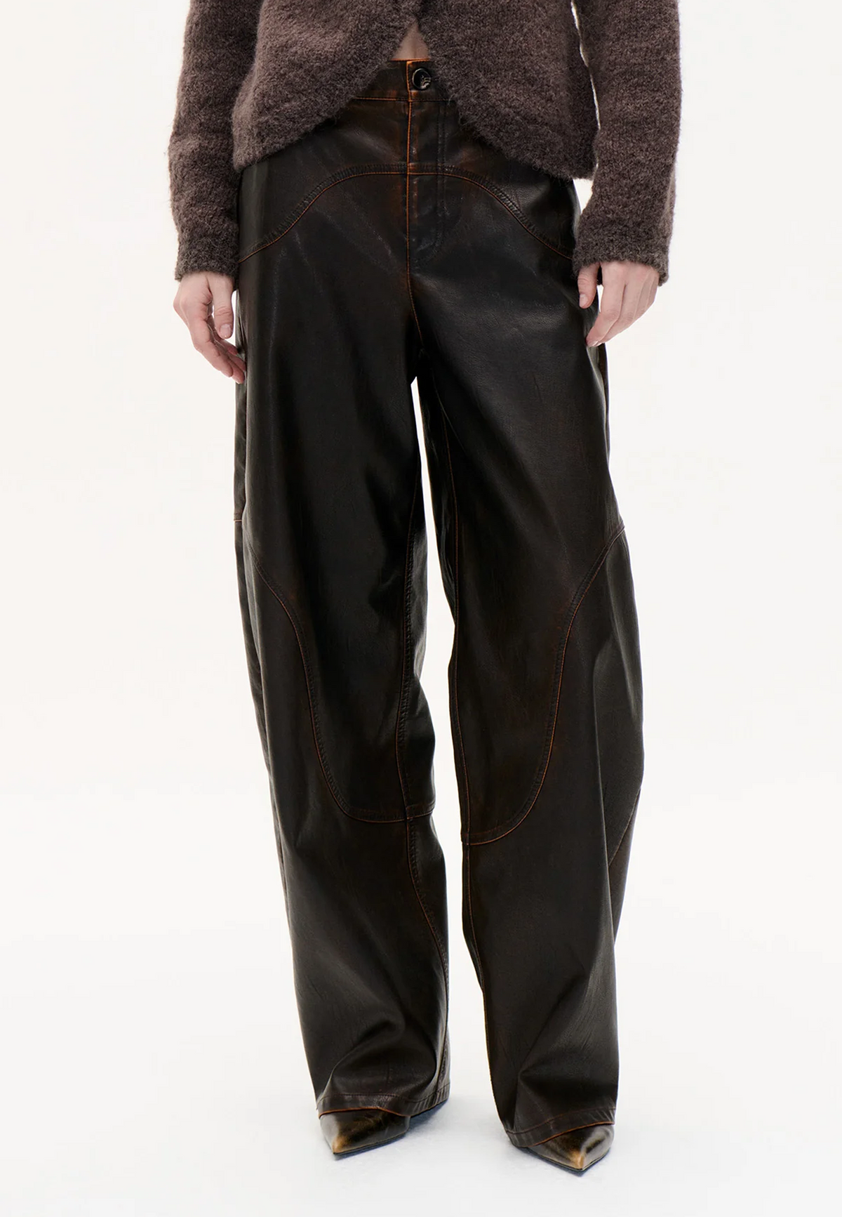 Napolen Faux Lederhose | Molé Brown