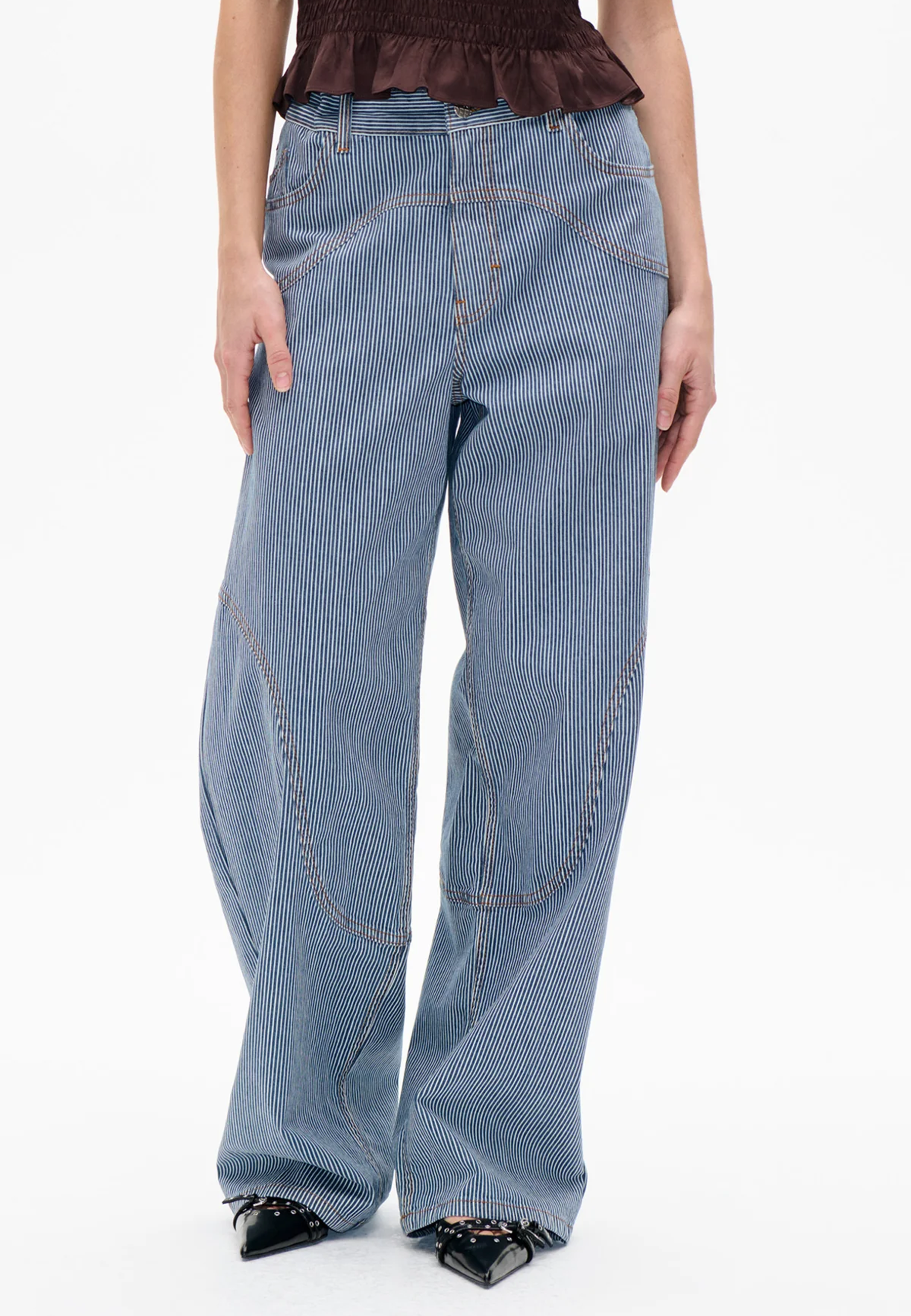Napolen Jeans | Milk Boy Stripe