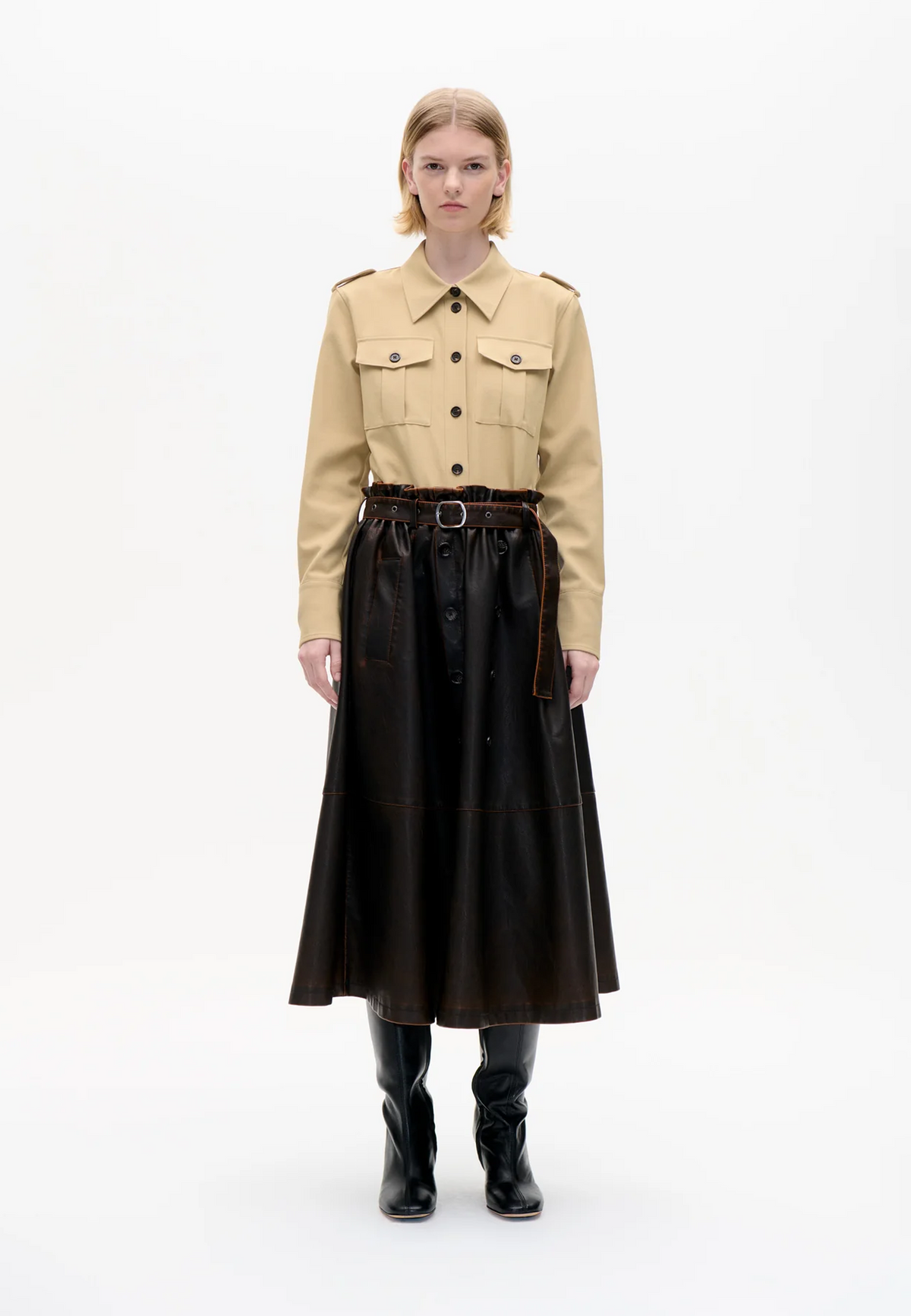 Saimi Faux Lederrock | Molé Brown