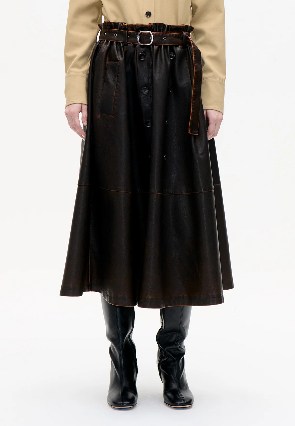 Saimi Faux Lederrock | Molé Brown