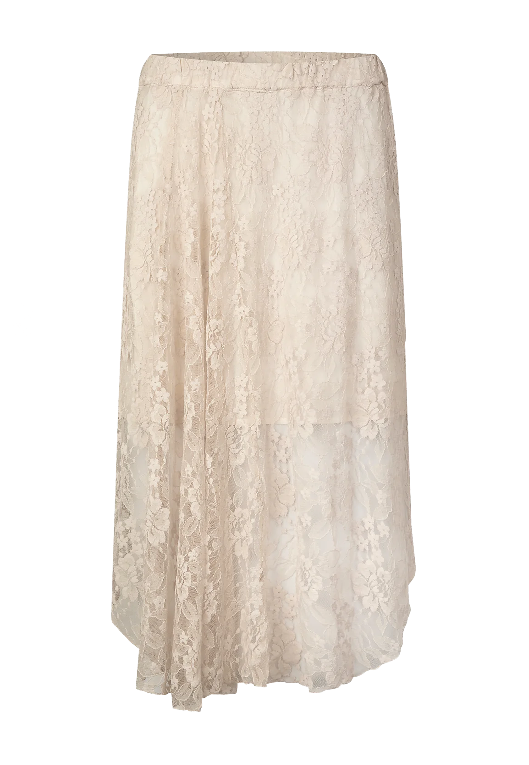 Selmo Spitzen Maxirock | White Sand