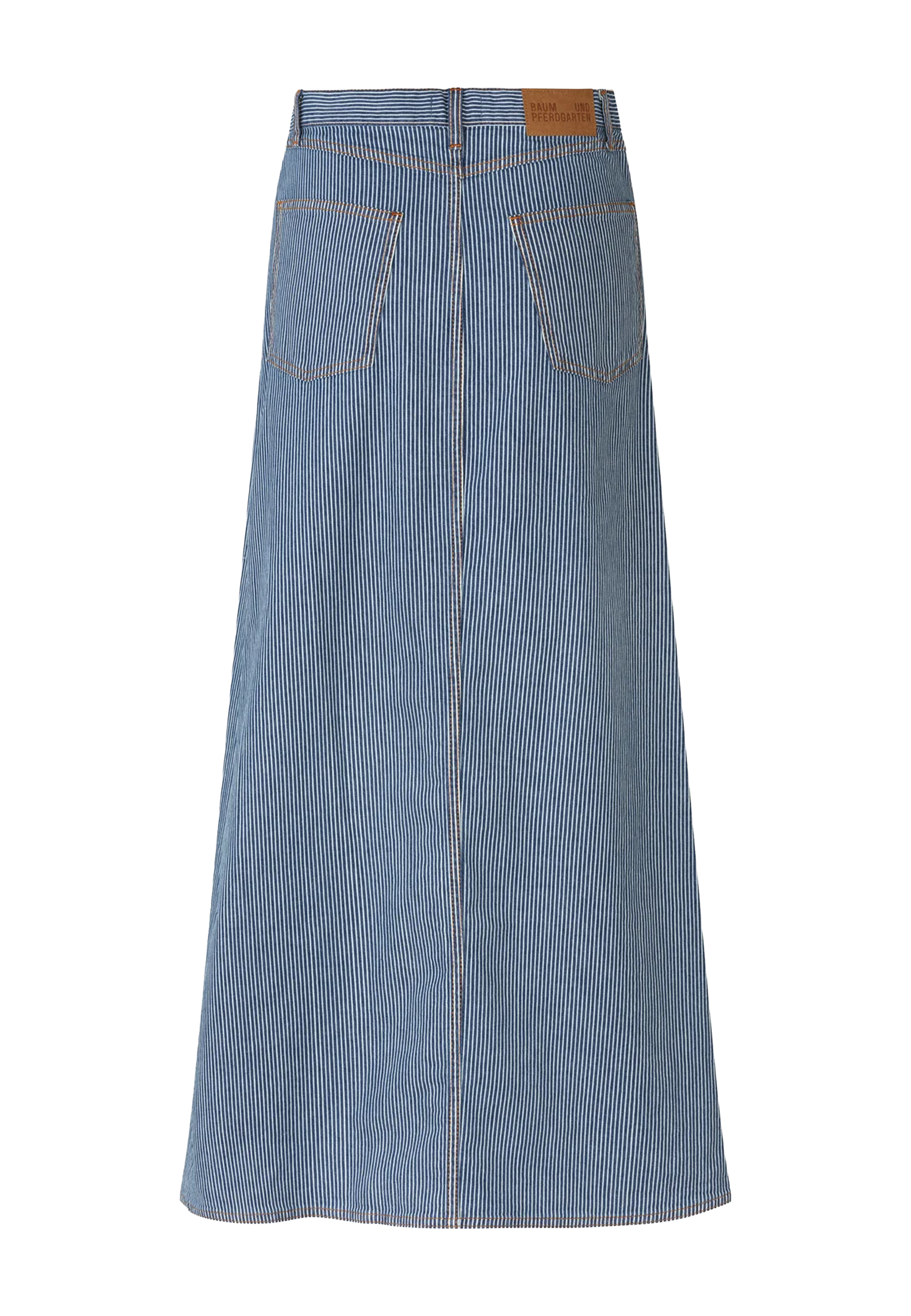 Sigge Maxi Jeans Rock | Milk Boy Stripe