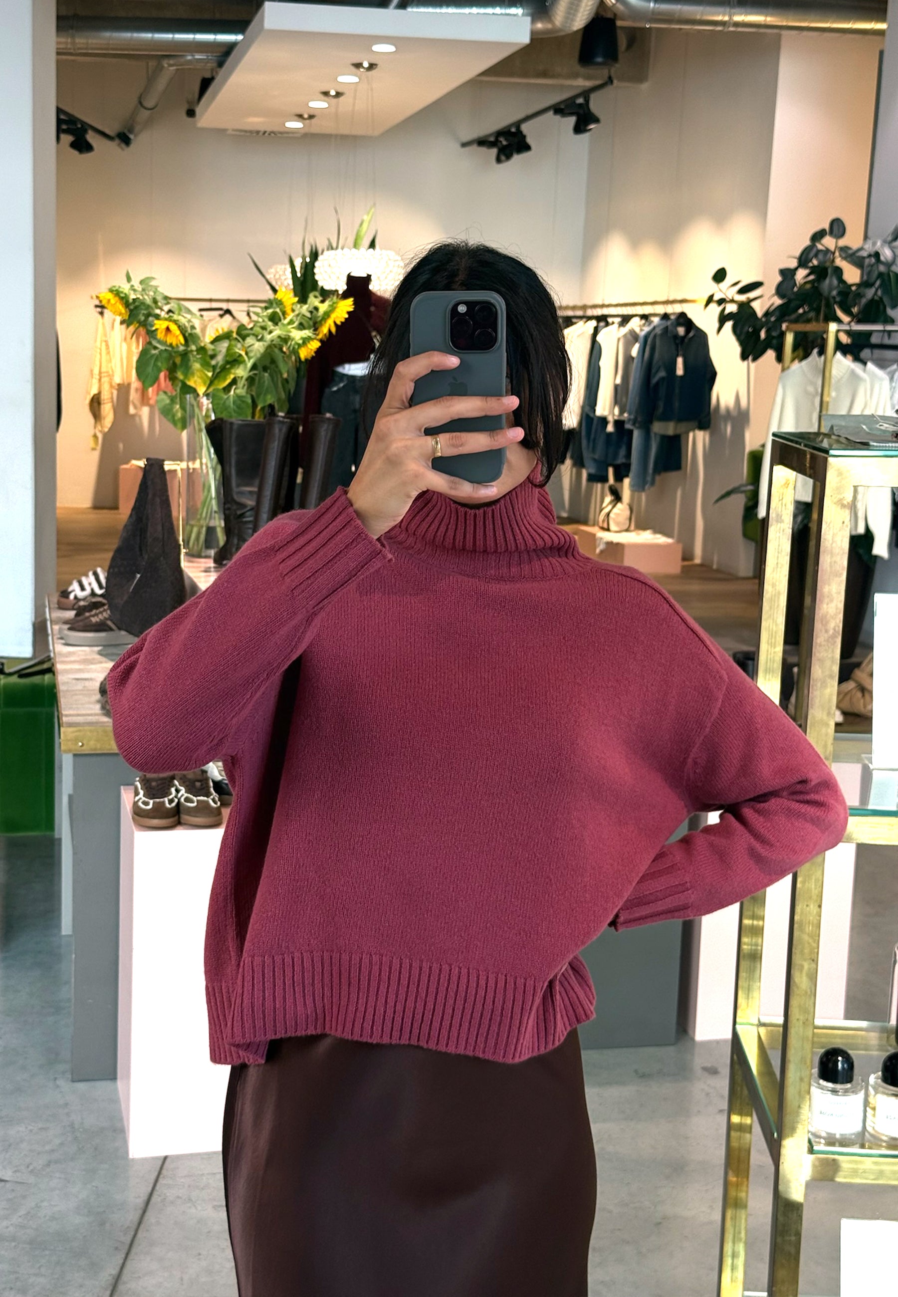 CD4070 Rollkragen Pullover | Rose Antique