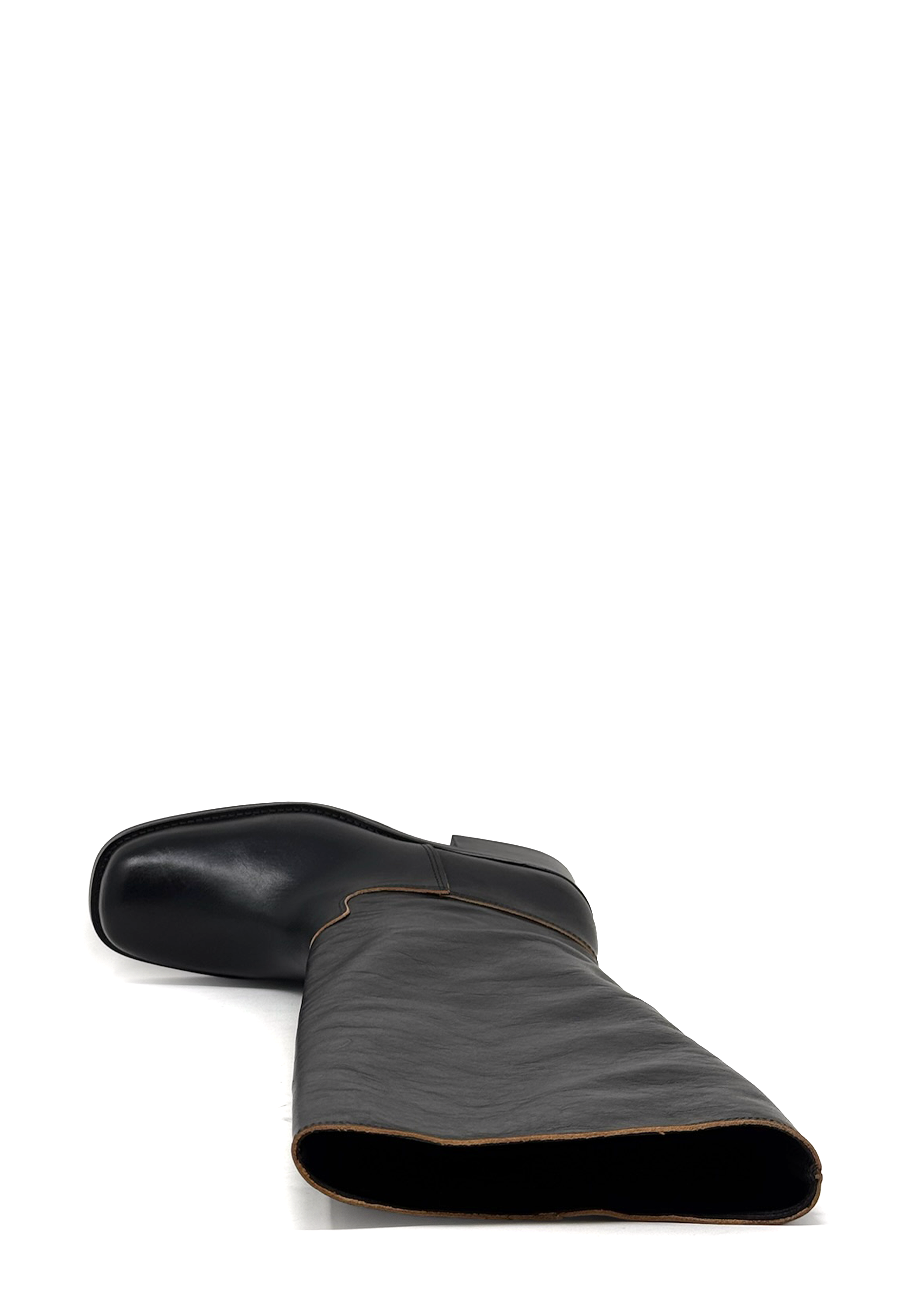 A8915 Heel Langschaft Boot | Black