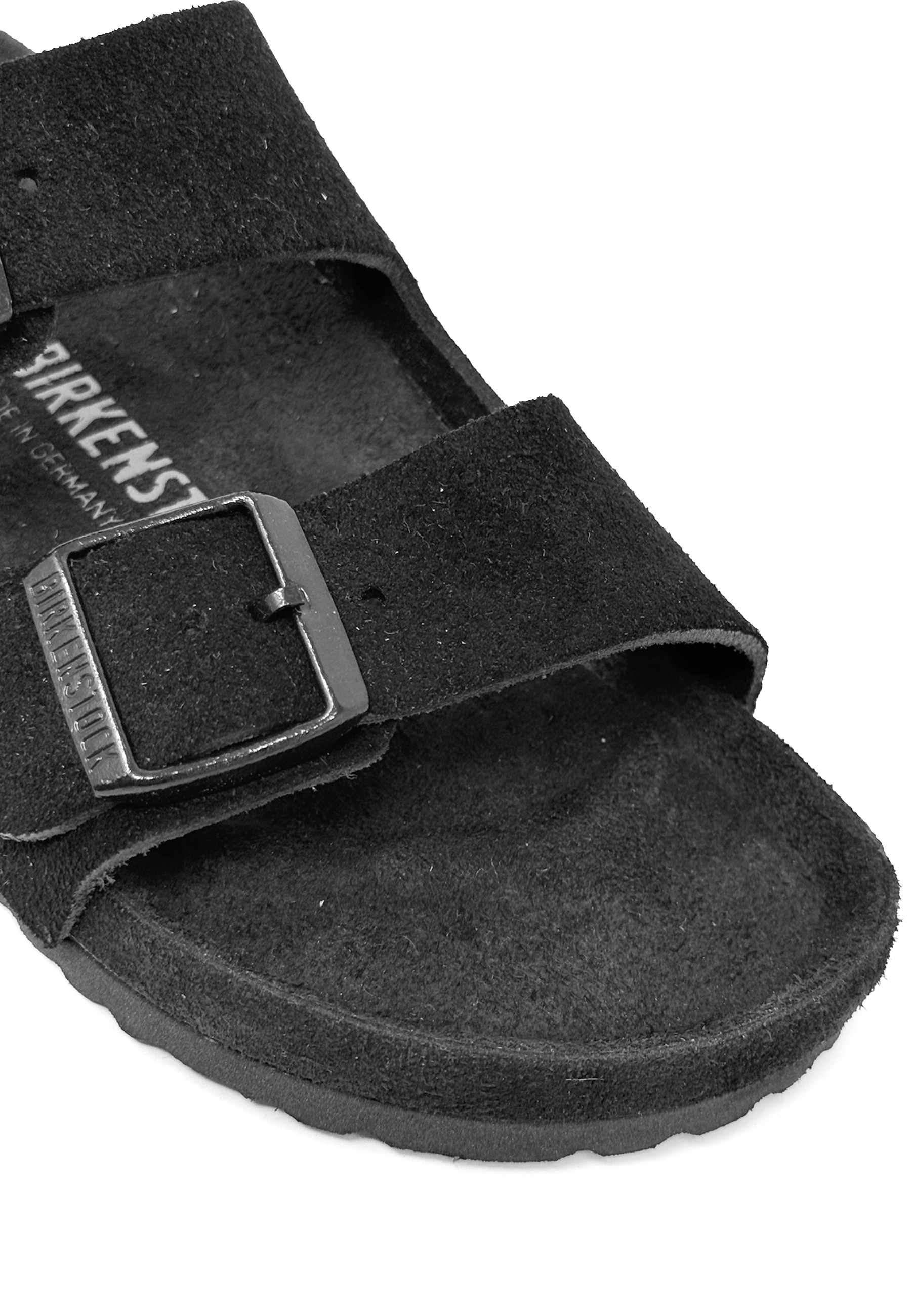 Arizona Pantolette | Black Suede
