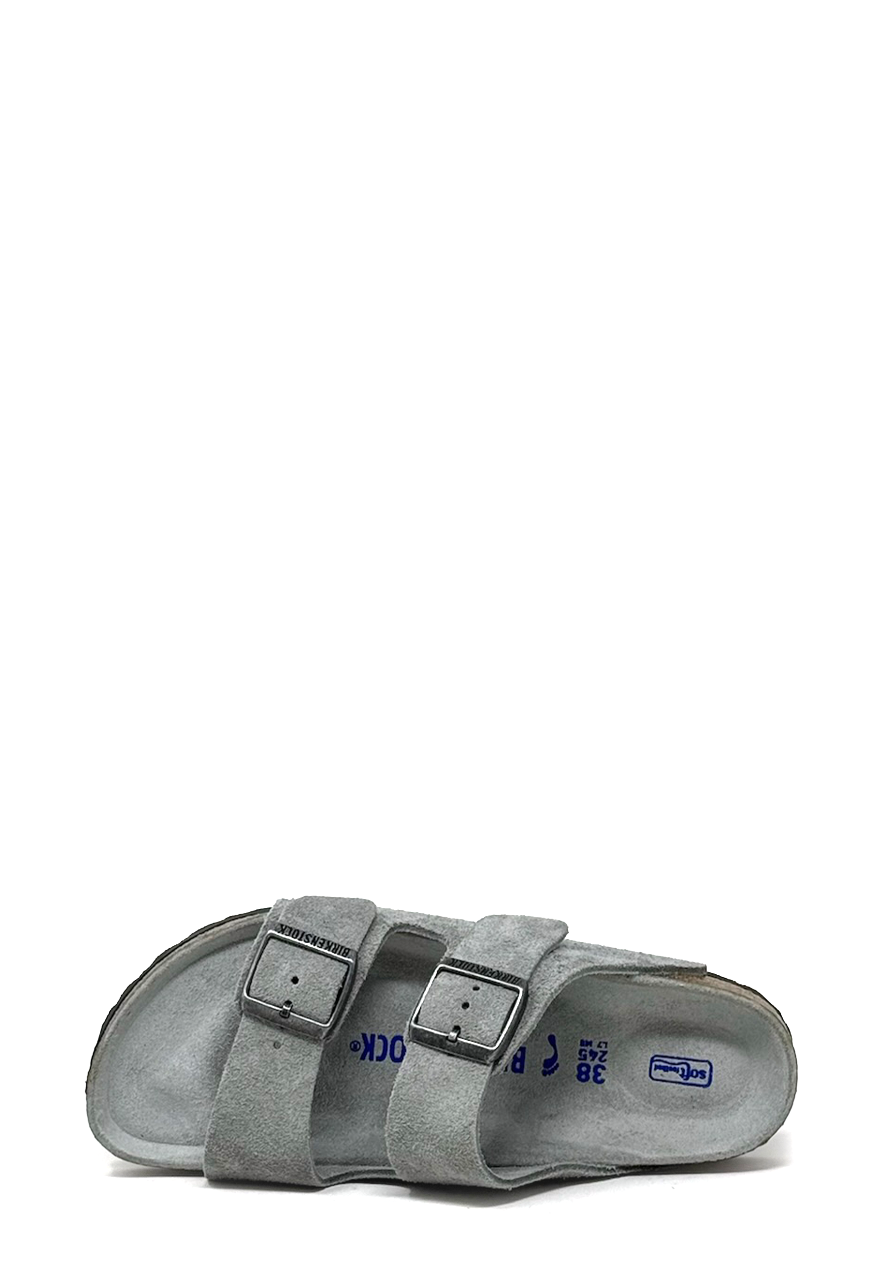 Arizona Soft Footbed Pantolette | Pure Sage Suede