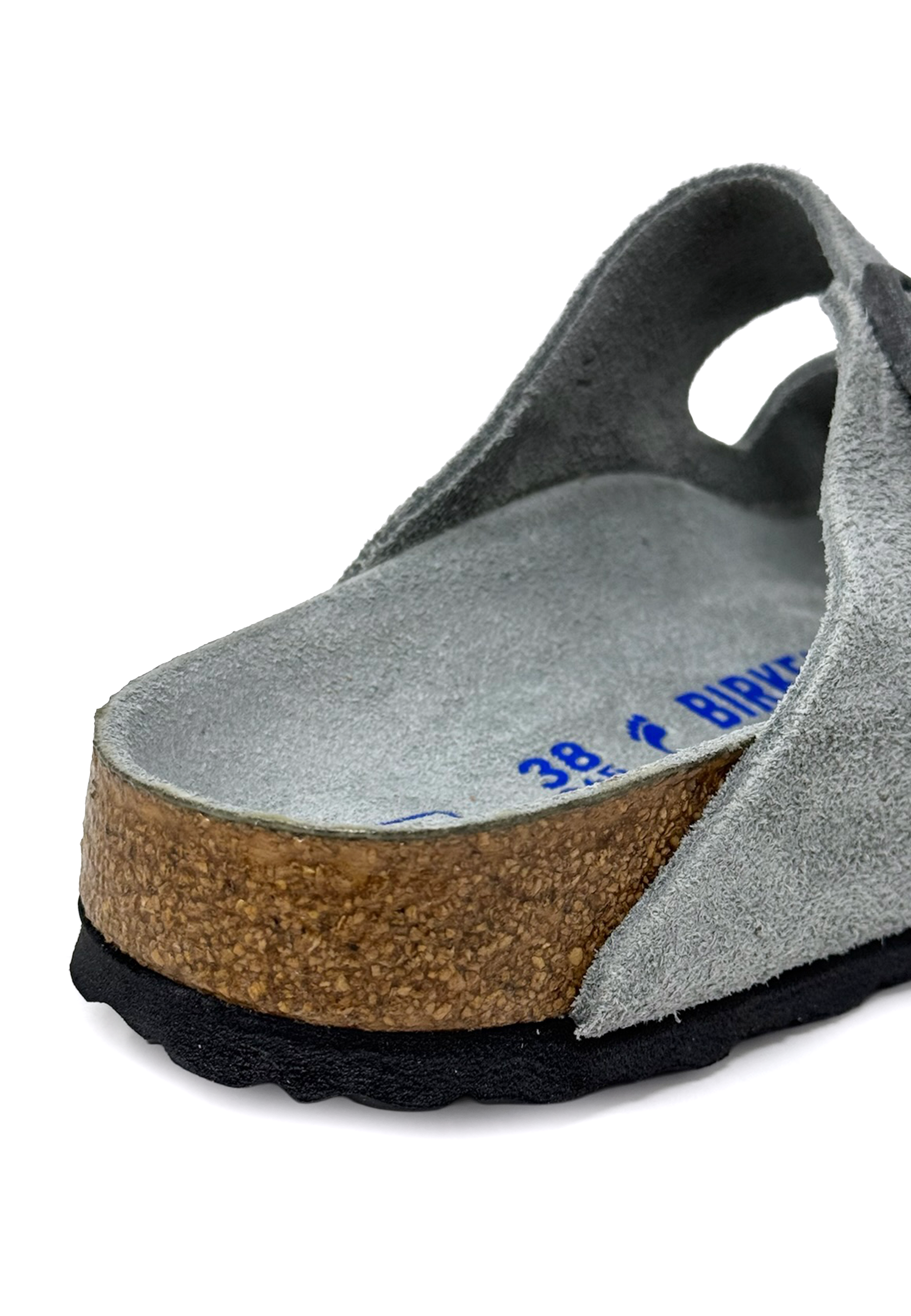 Arizona Soft Footbed Pantolette | Pure Sage Suede