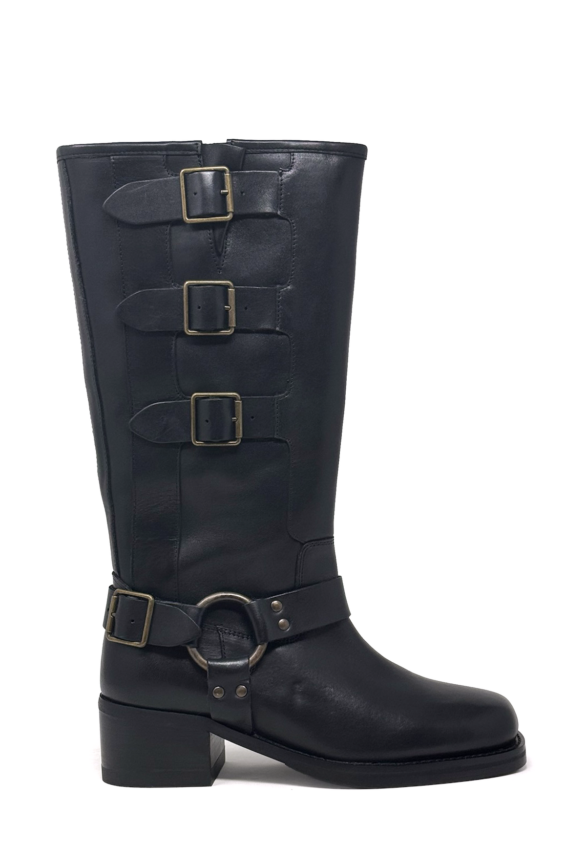 Ky-Ley Langschaft Heel Boot | Black