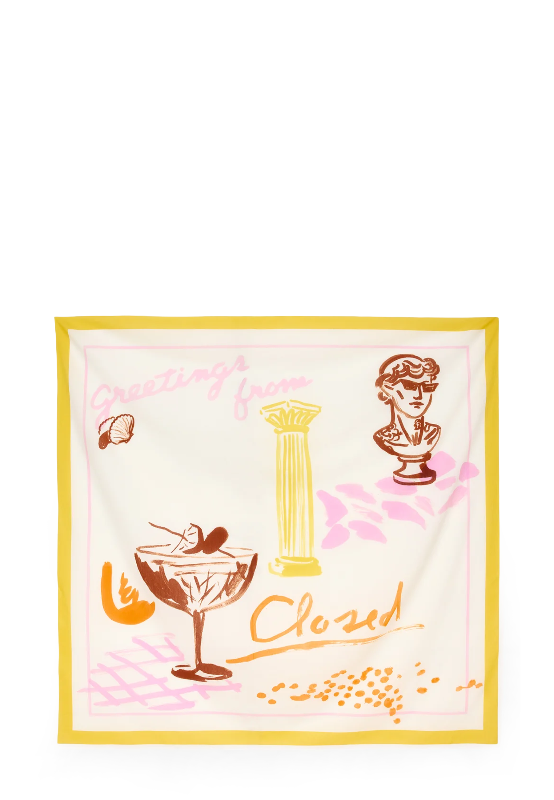 C90801 Cotton Crinkle Tuch | Multi