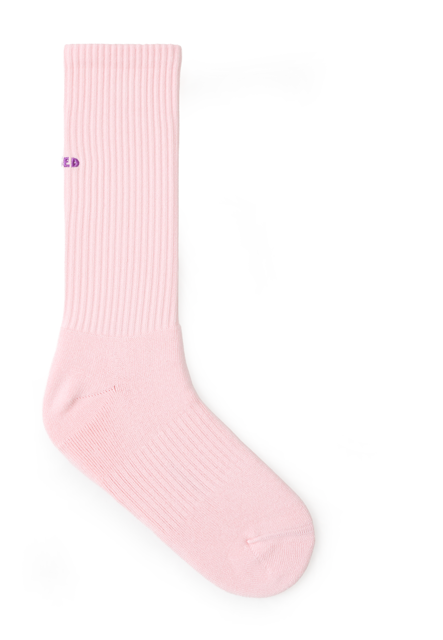 C90997 Patch Sock | Blush pink