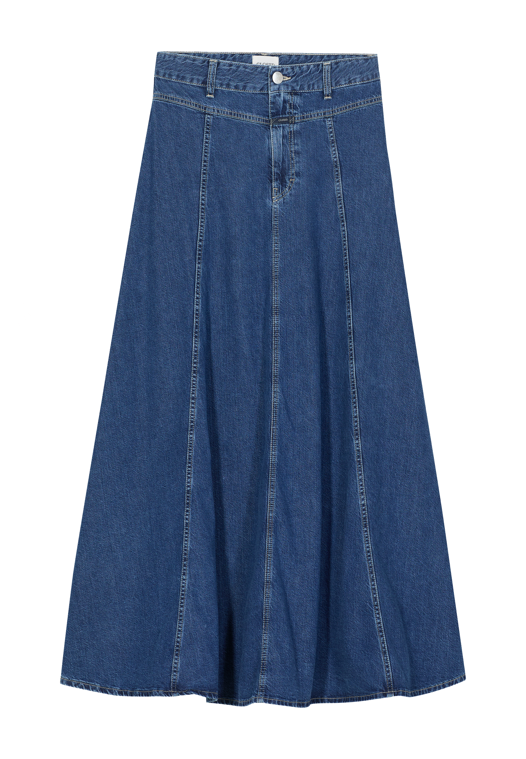 C93818 Maxi Jeans Rock | Dark Blue