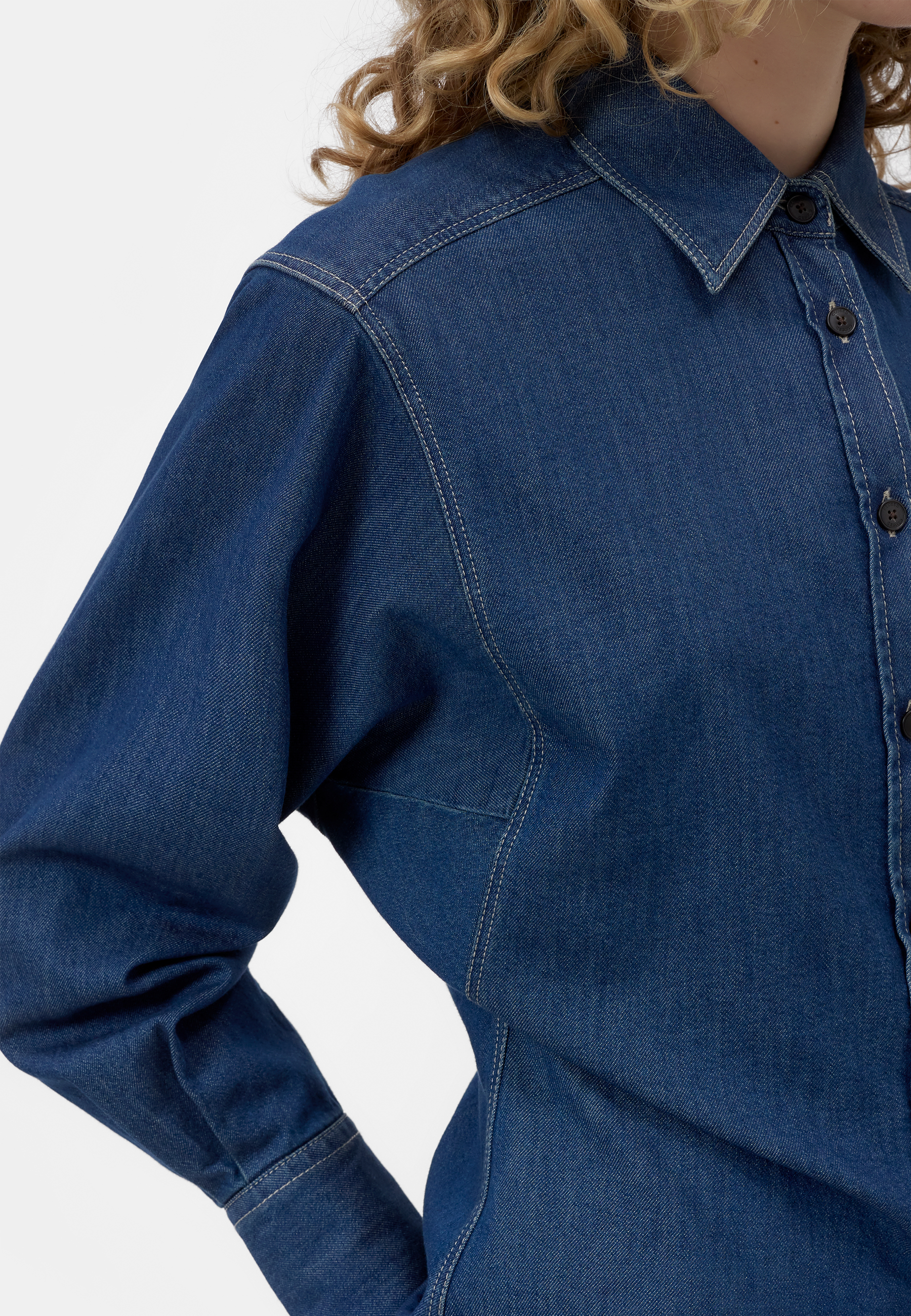 C94079 Jeanshemd | Dark Blue