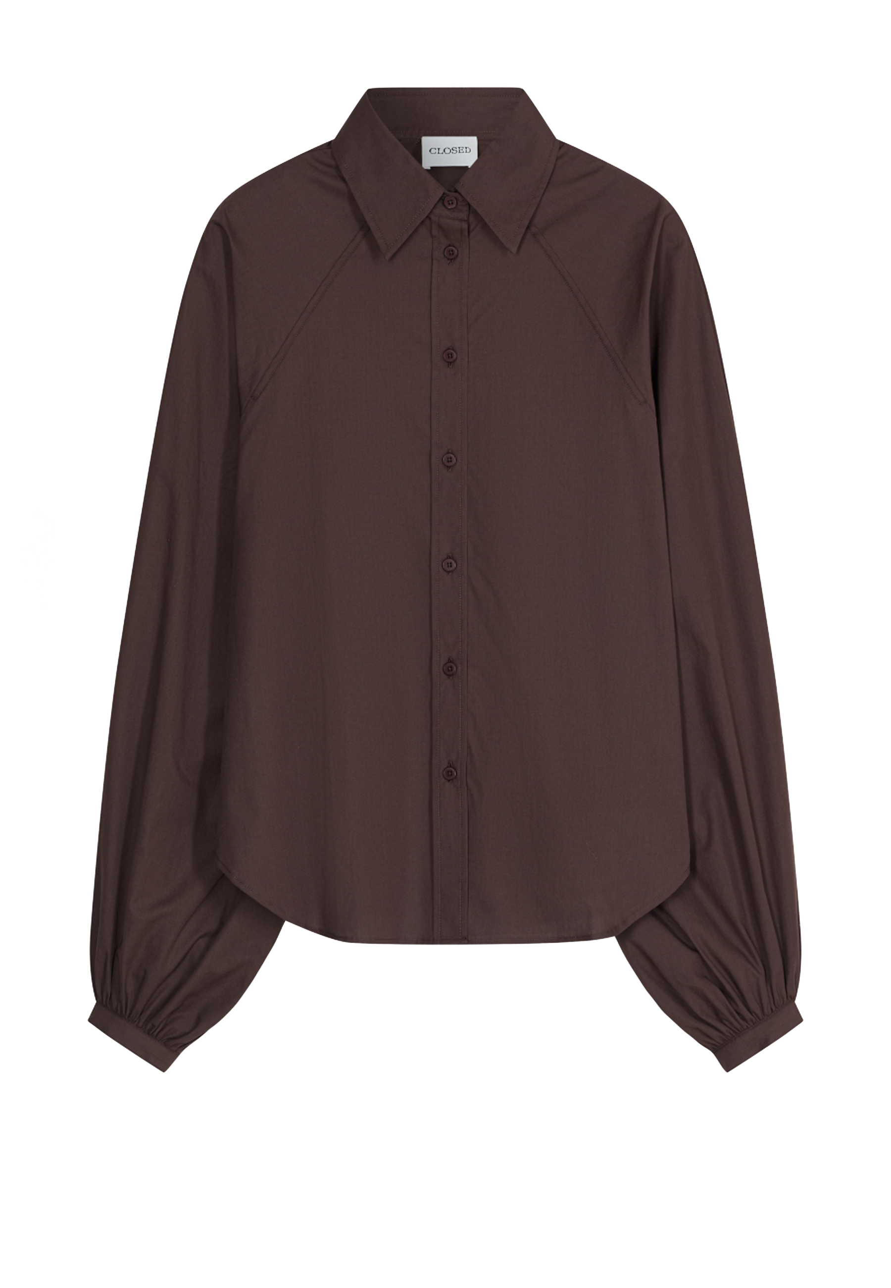C94126 Bluse | Mahagony Brown