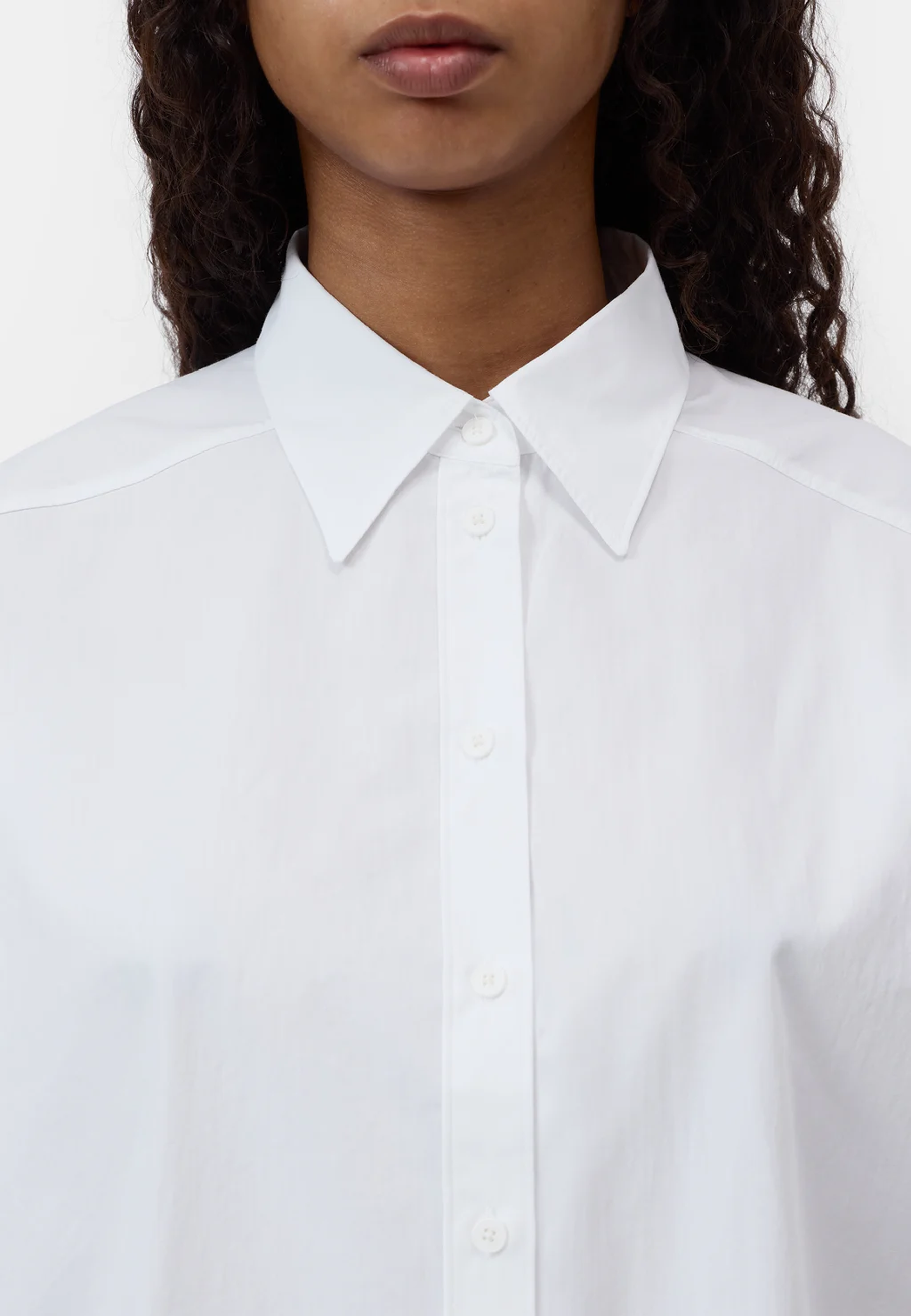 C94564 Gathered Blouse | White