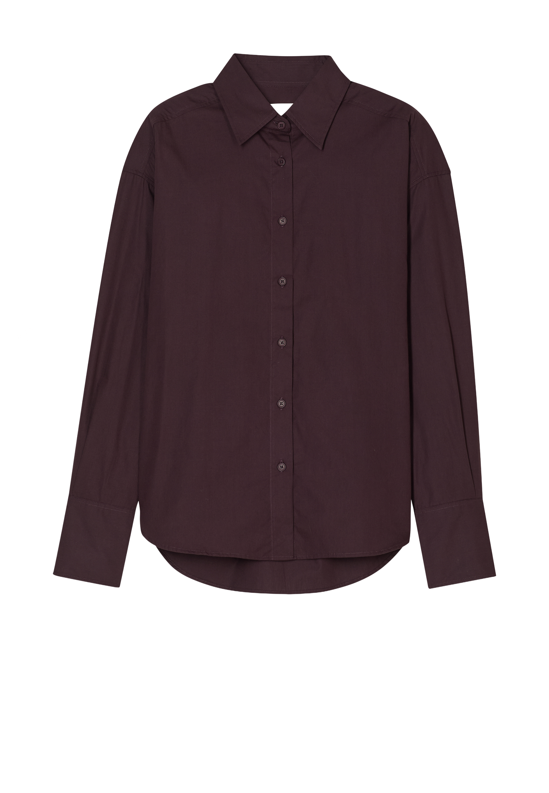C94576 Wickelbluse | Cinder Brown