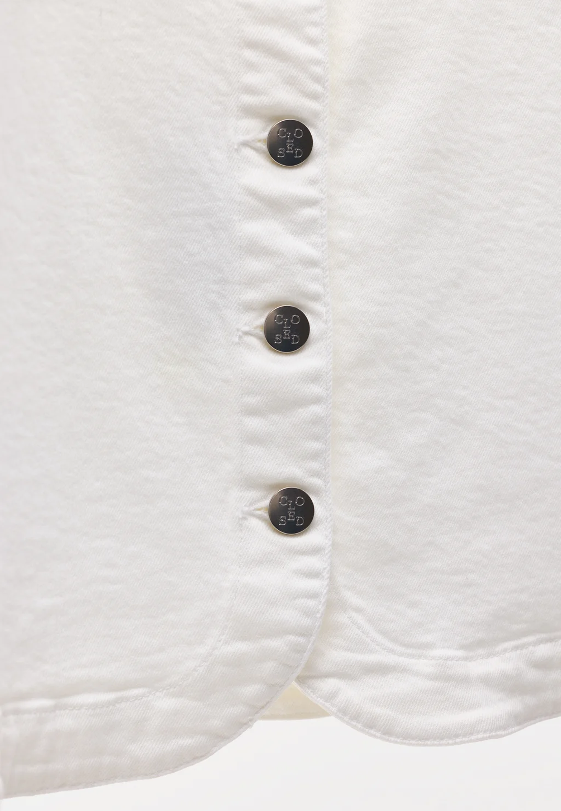 C94770 Jeansweste | White