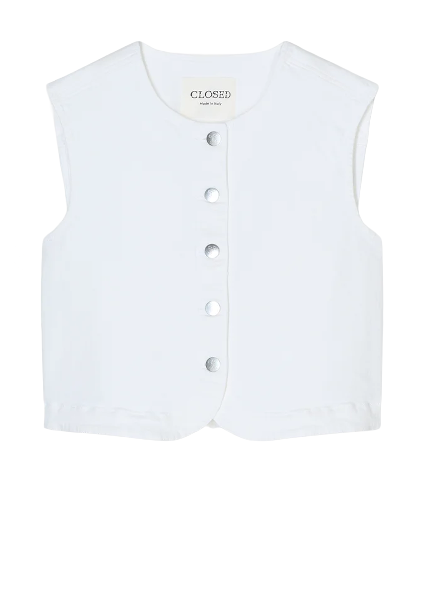 C94770 Denim vest | White