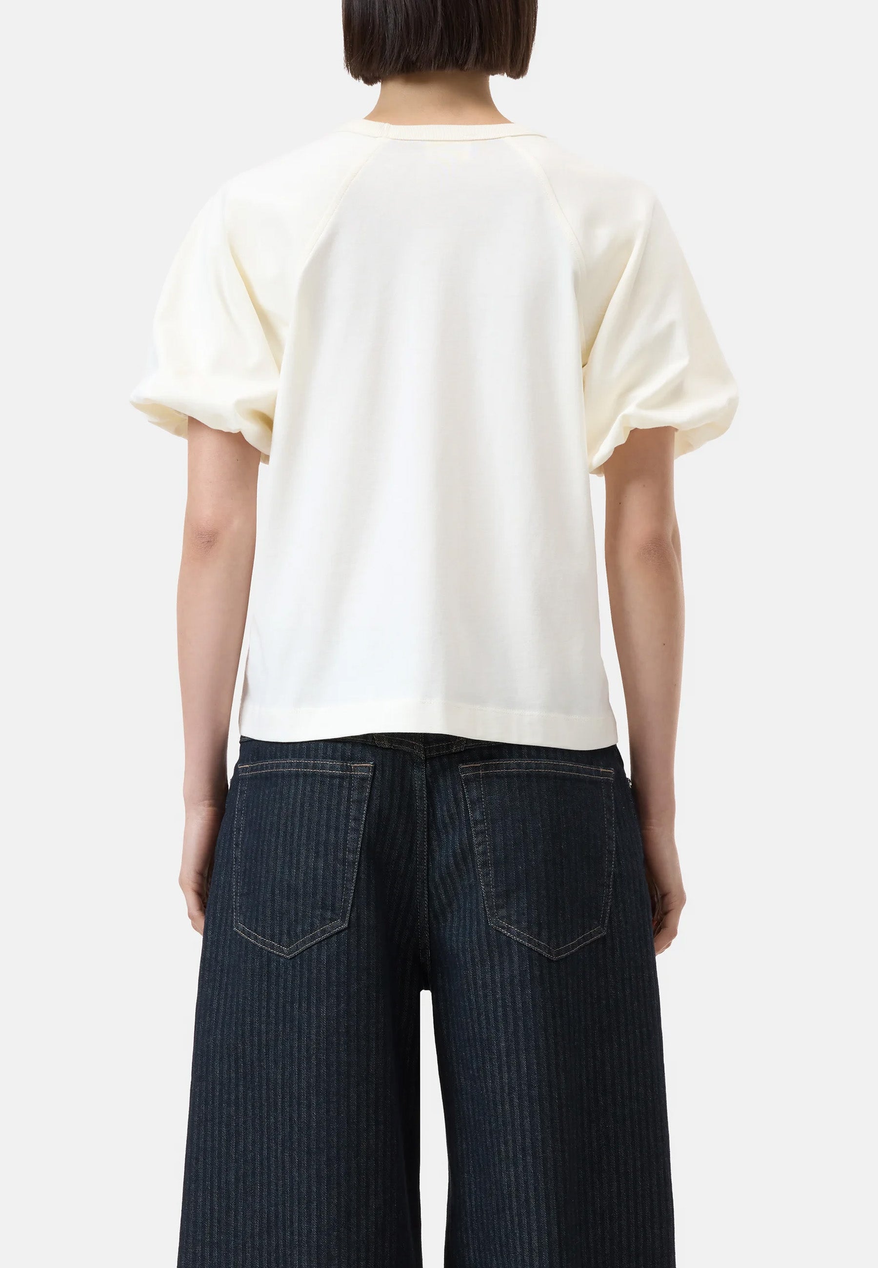 C95066 Wide Sleeve T-Shirt | Ivory