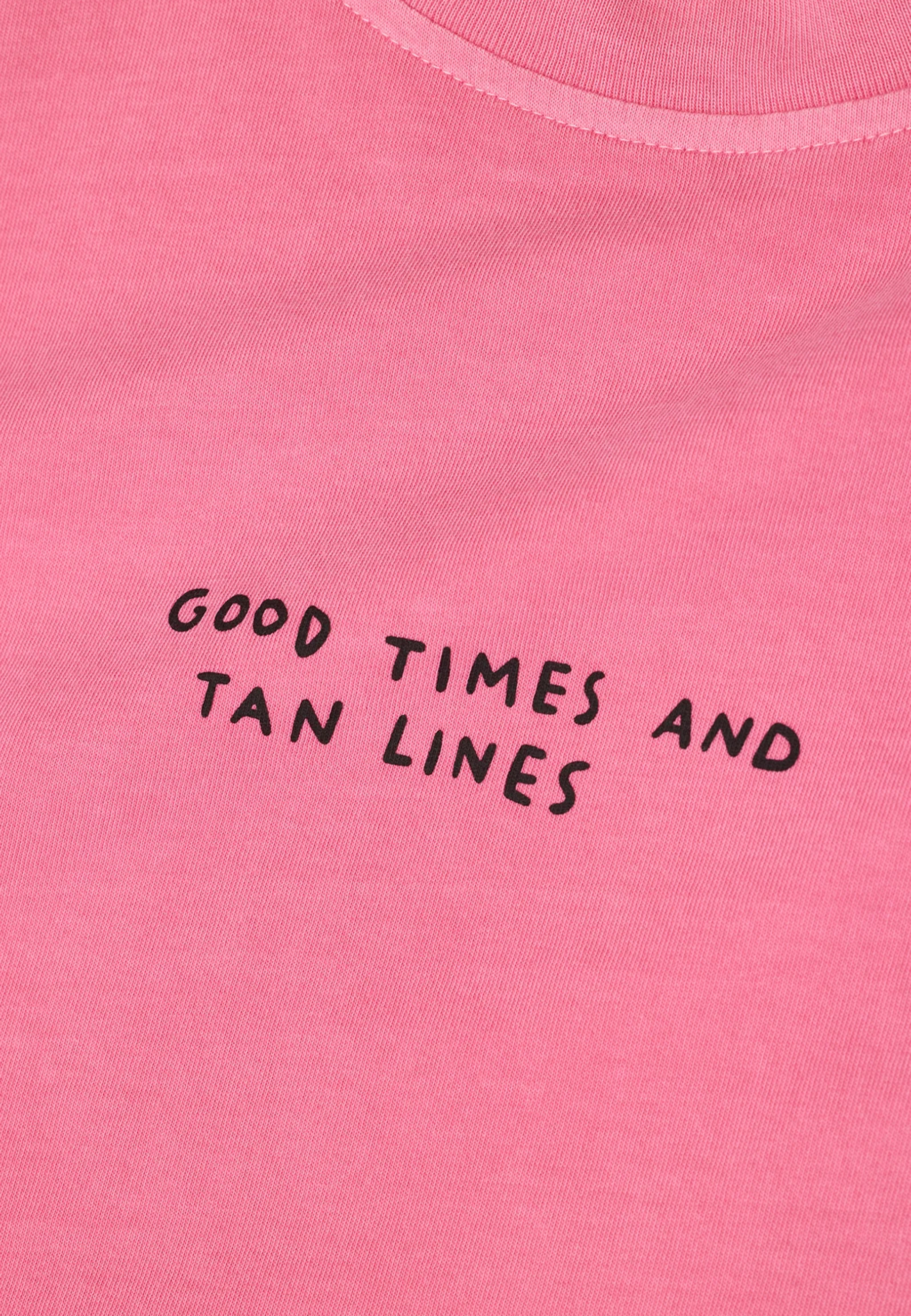 C95303Cropped Boxy T-Shirt | Peony pink