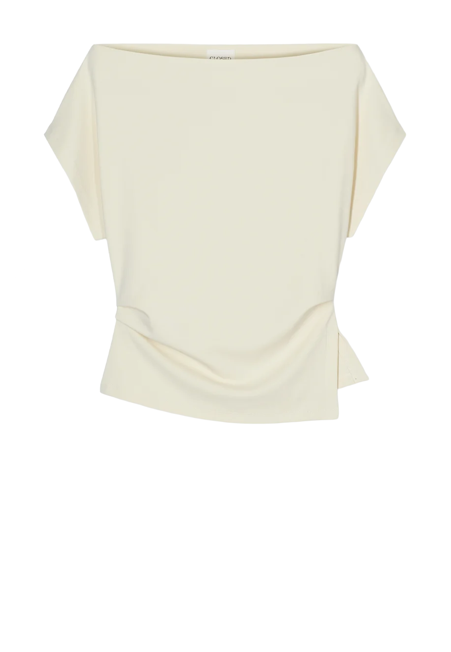 C95397 Off Shoulder T-Shirt | Witherit Beige