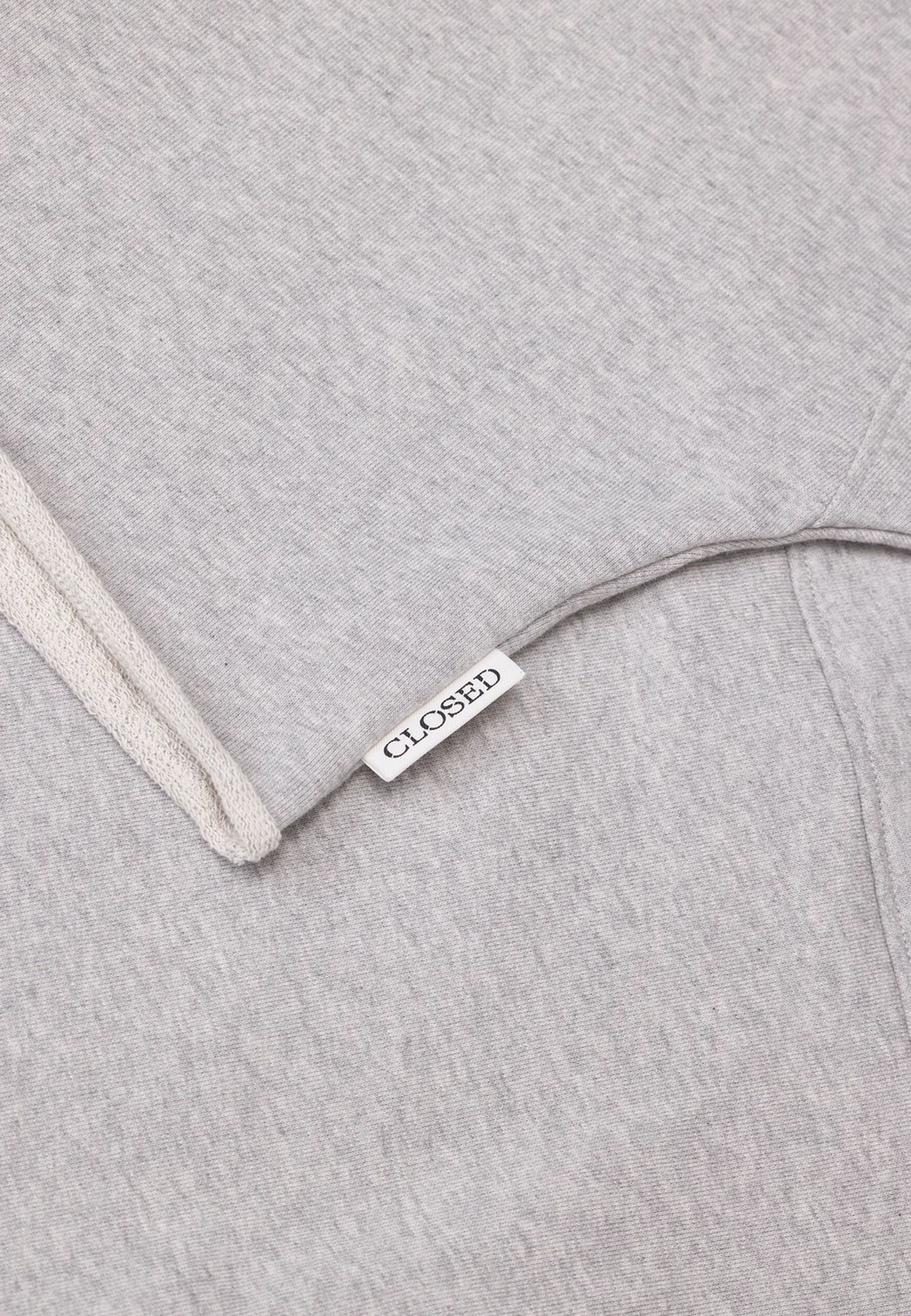 C95763 Deep Yoke T-shirt | Lysegrå Melange