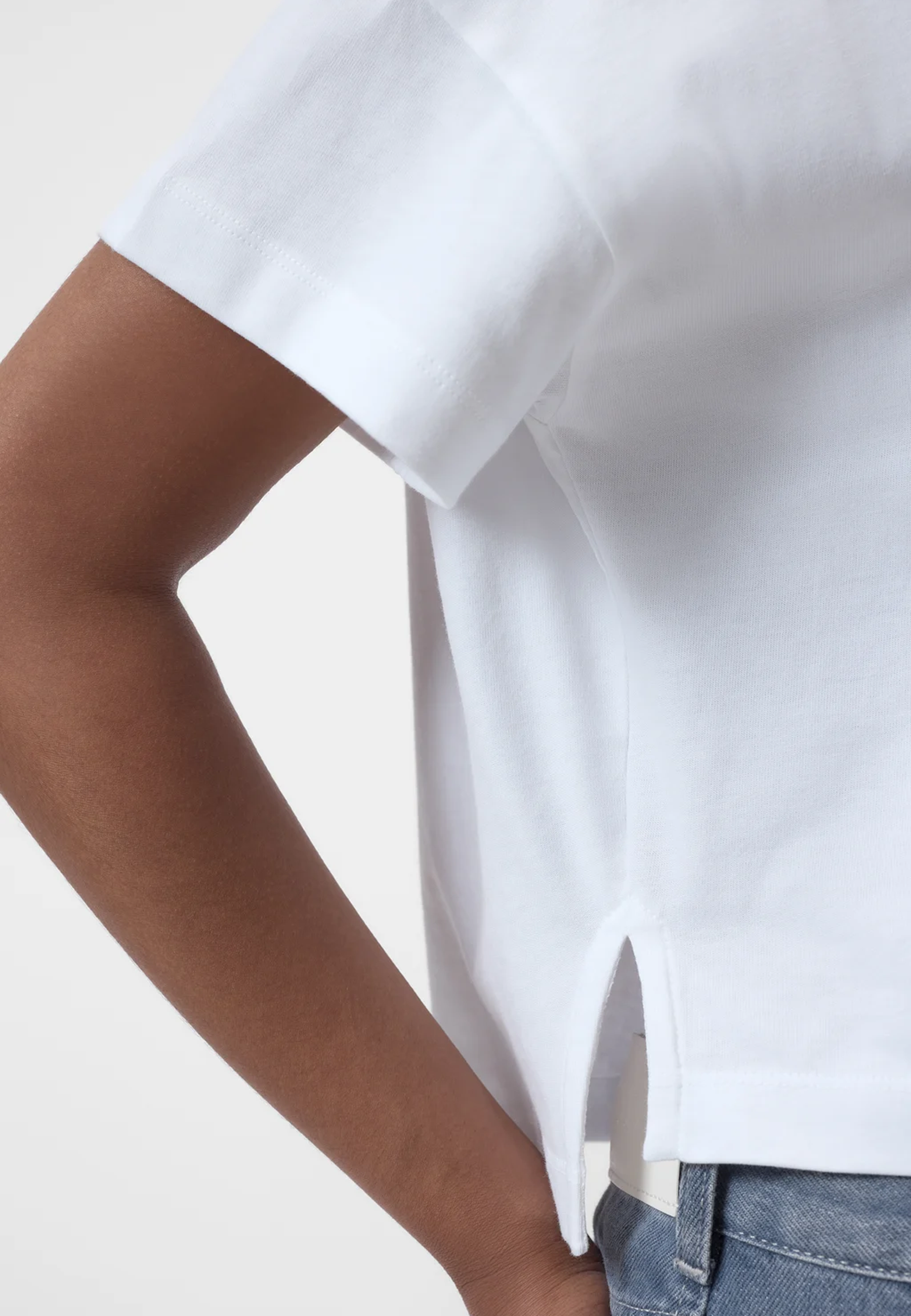 C95965 Cropped T-Shirt | White
