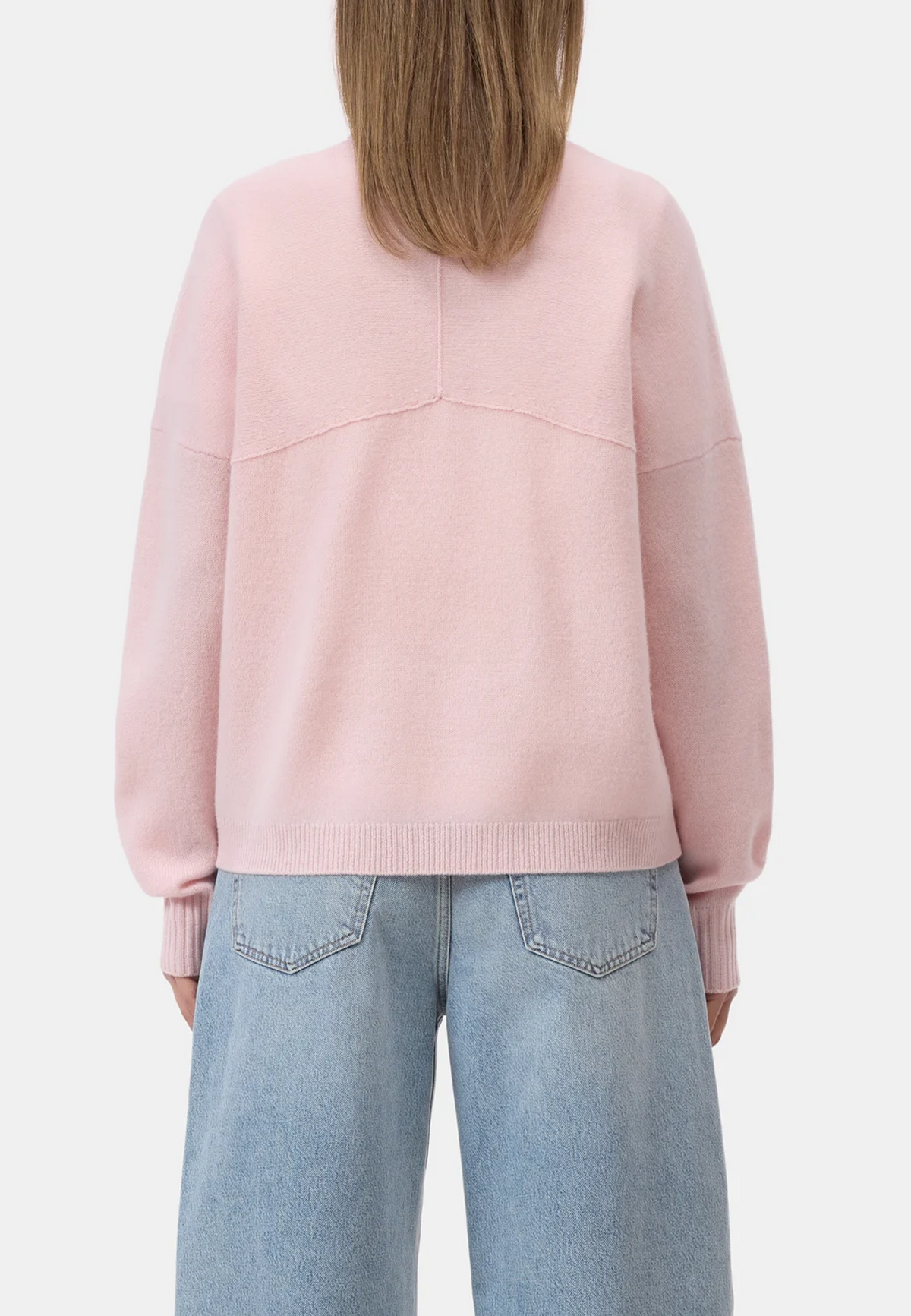 C96067 Rollkragen Pullover | Rosewater Pink