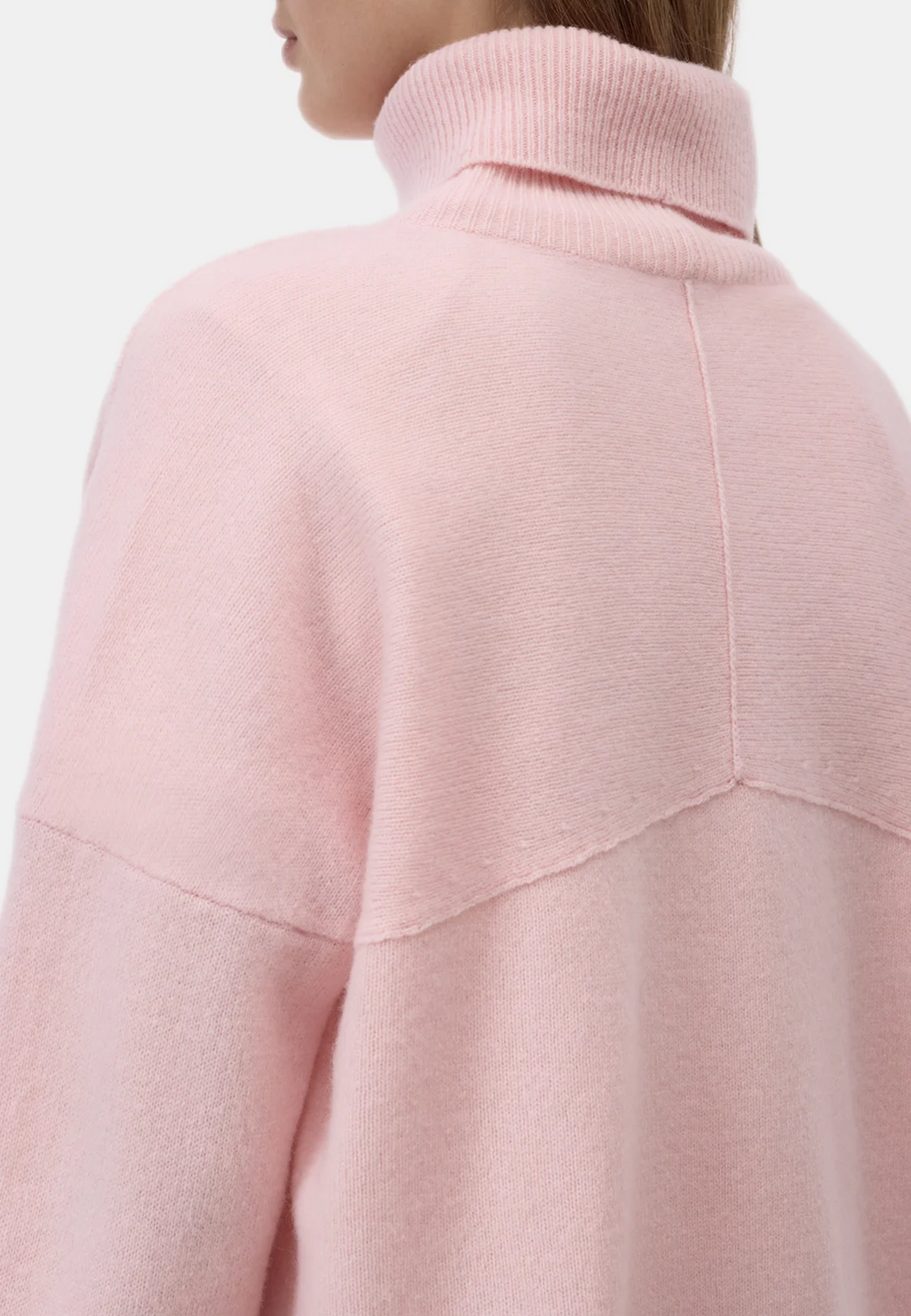C96067 Rollkragen Pullover | Rosewater Pink