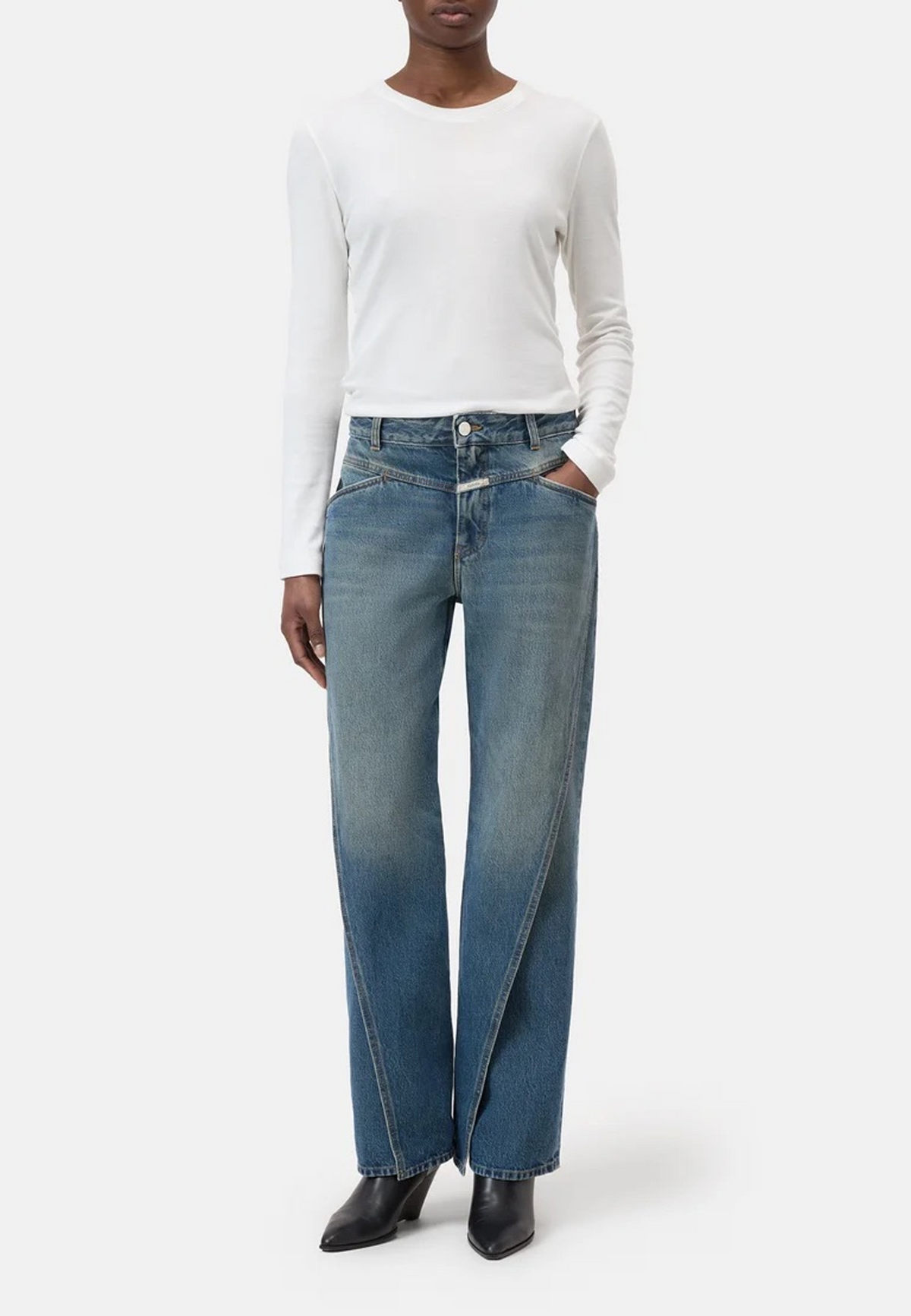 Cala-X Overlay Jeans | Dark Blue