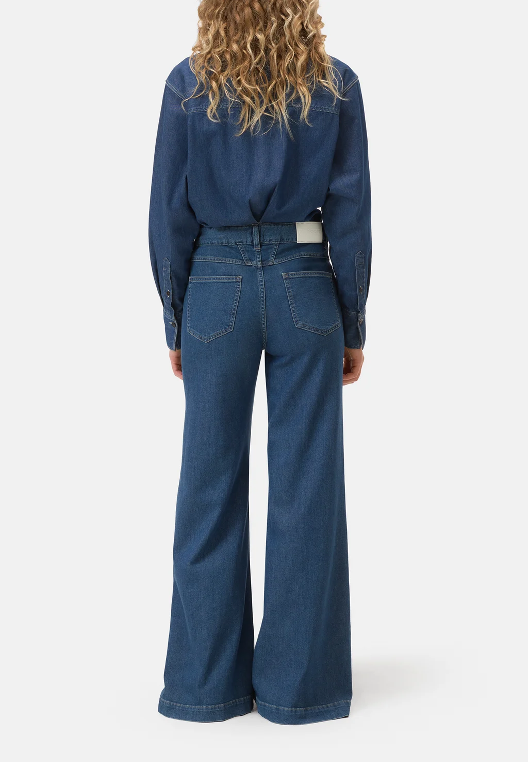 Glow Up Flared Jeans | Dark Blue