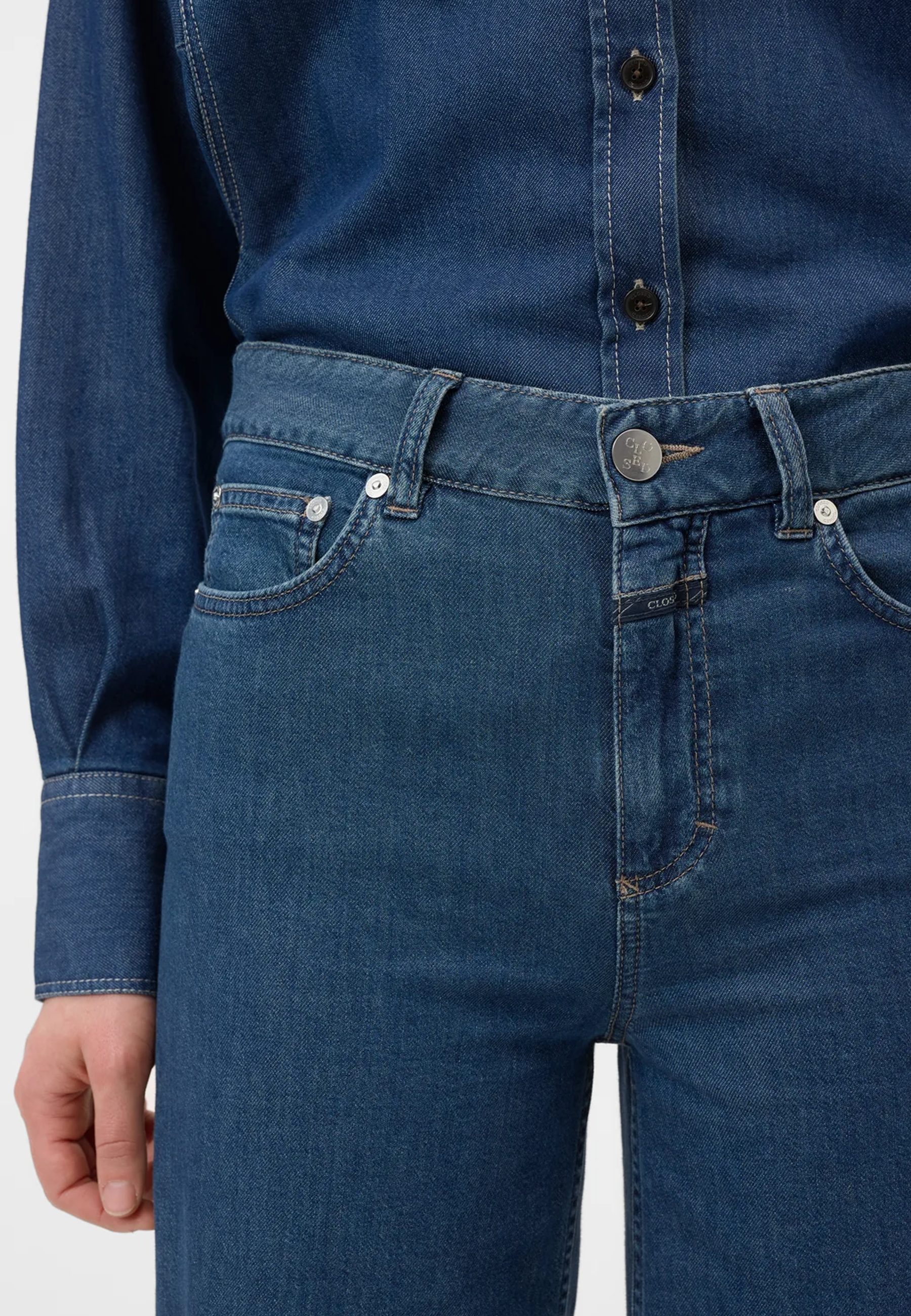 Glow Up Flared Jeans | Dark Blue