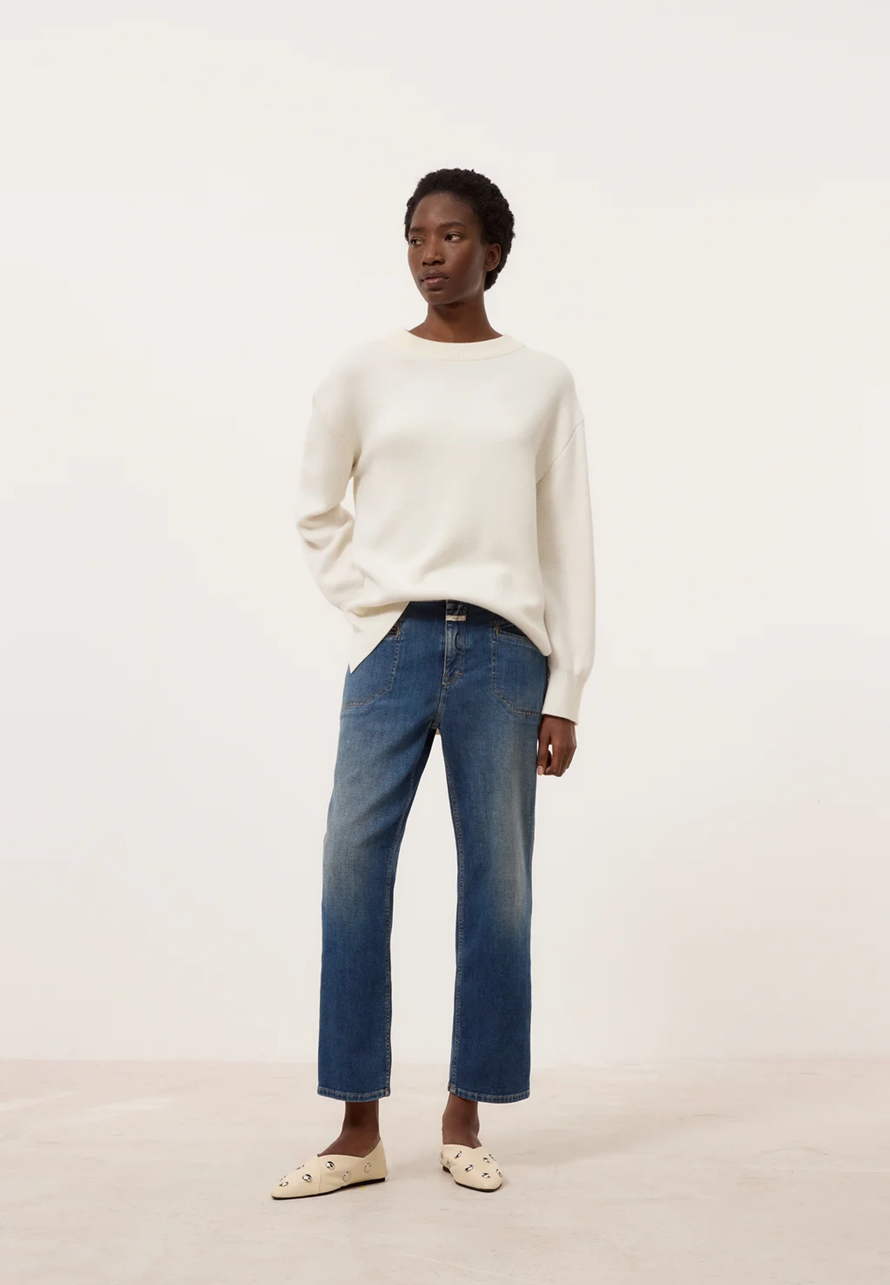 Mira-X Straight Fit Jeans | Dark Blue