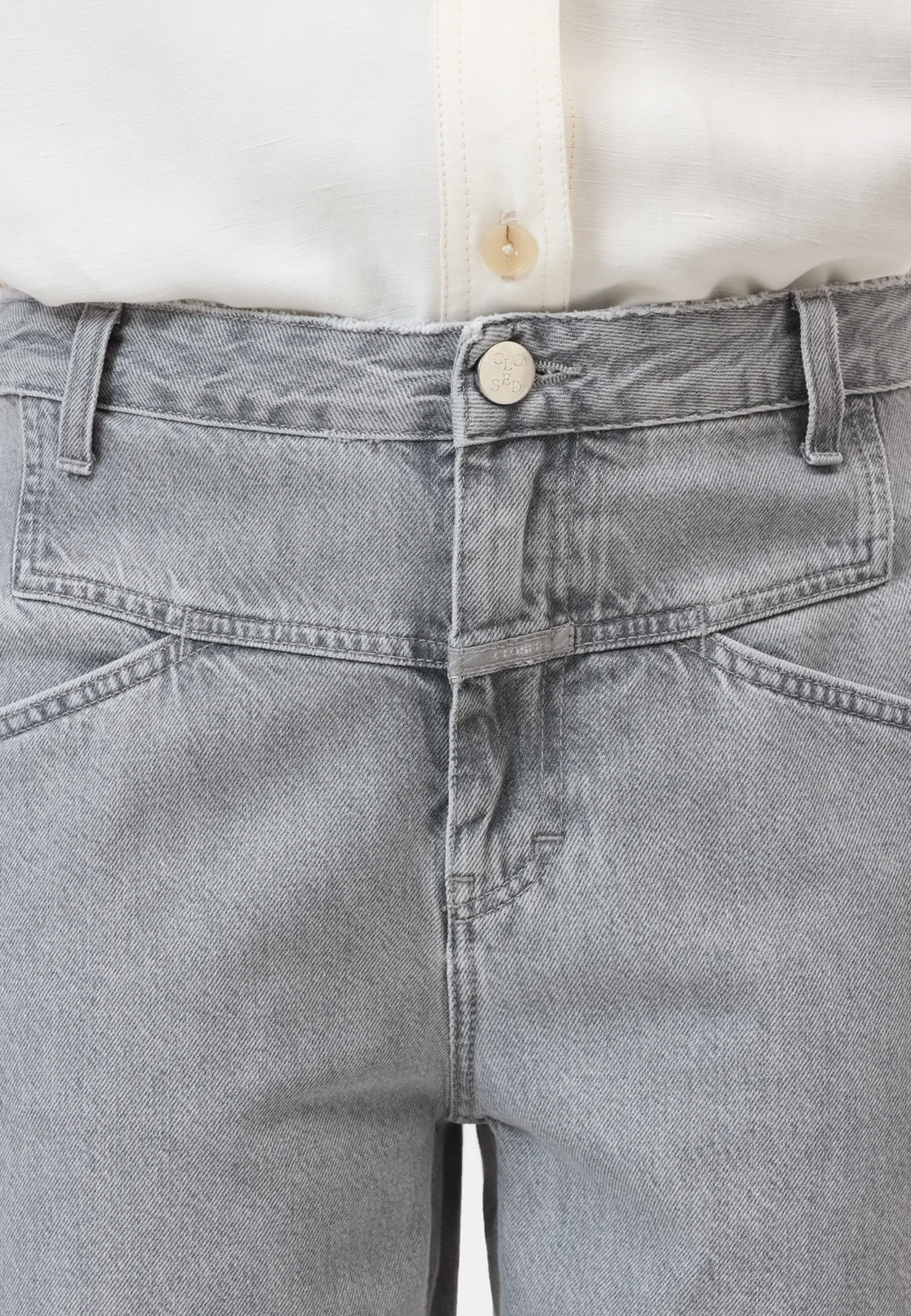 Stover-X Straight Fit Jeans | Mid Grey