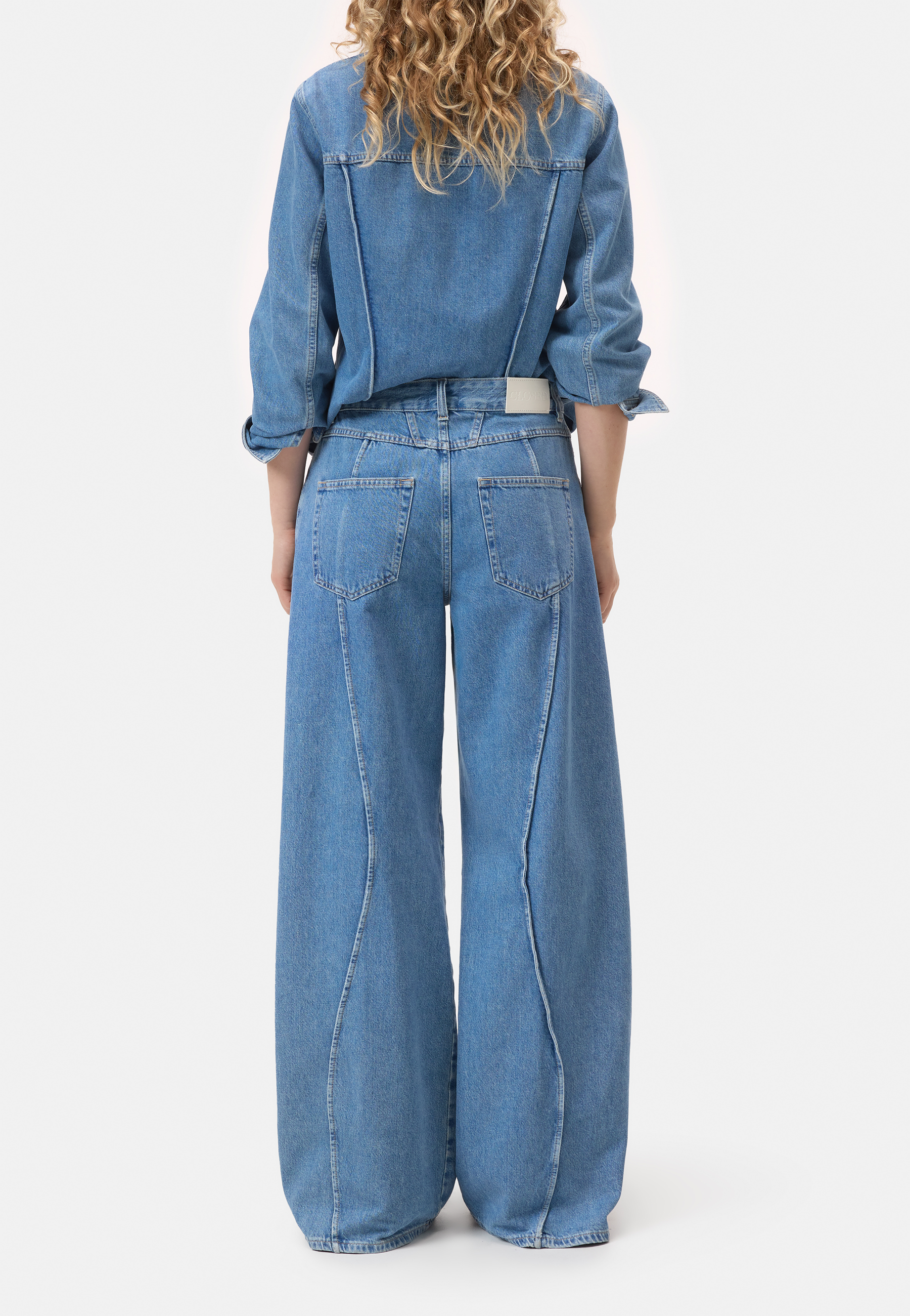 Tali-X Wide Leg Jeans | Mid Blue