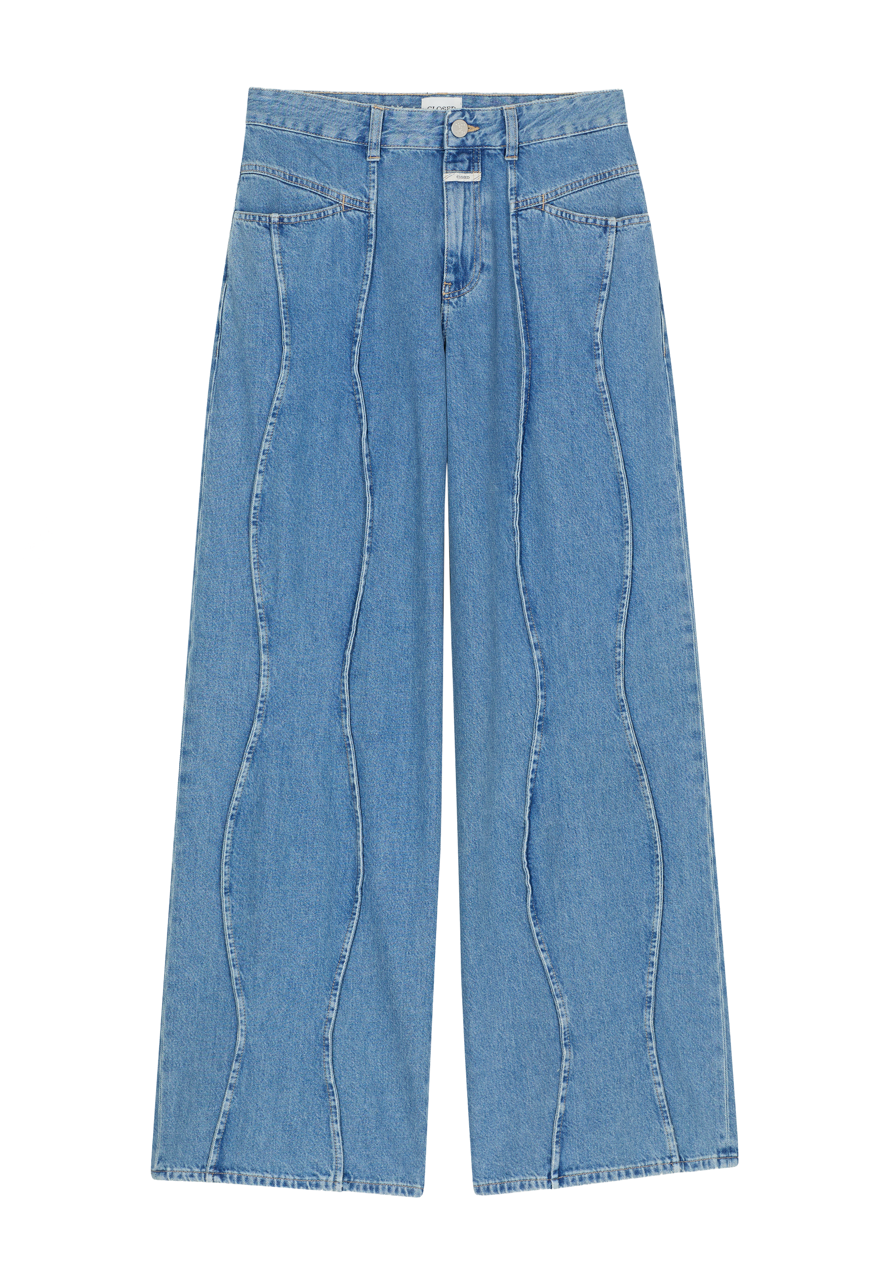 Tali-X Wide Leg Jeans | Mid Blue