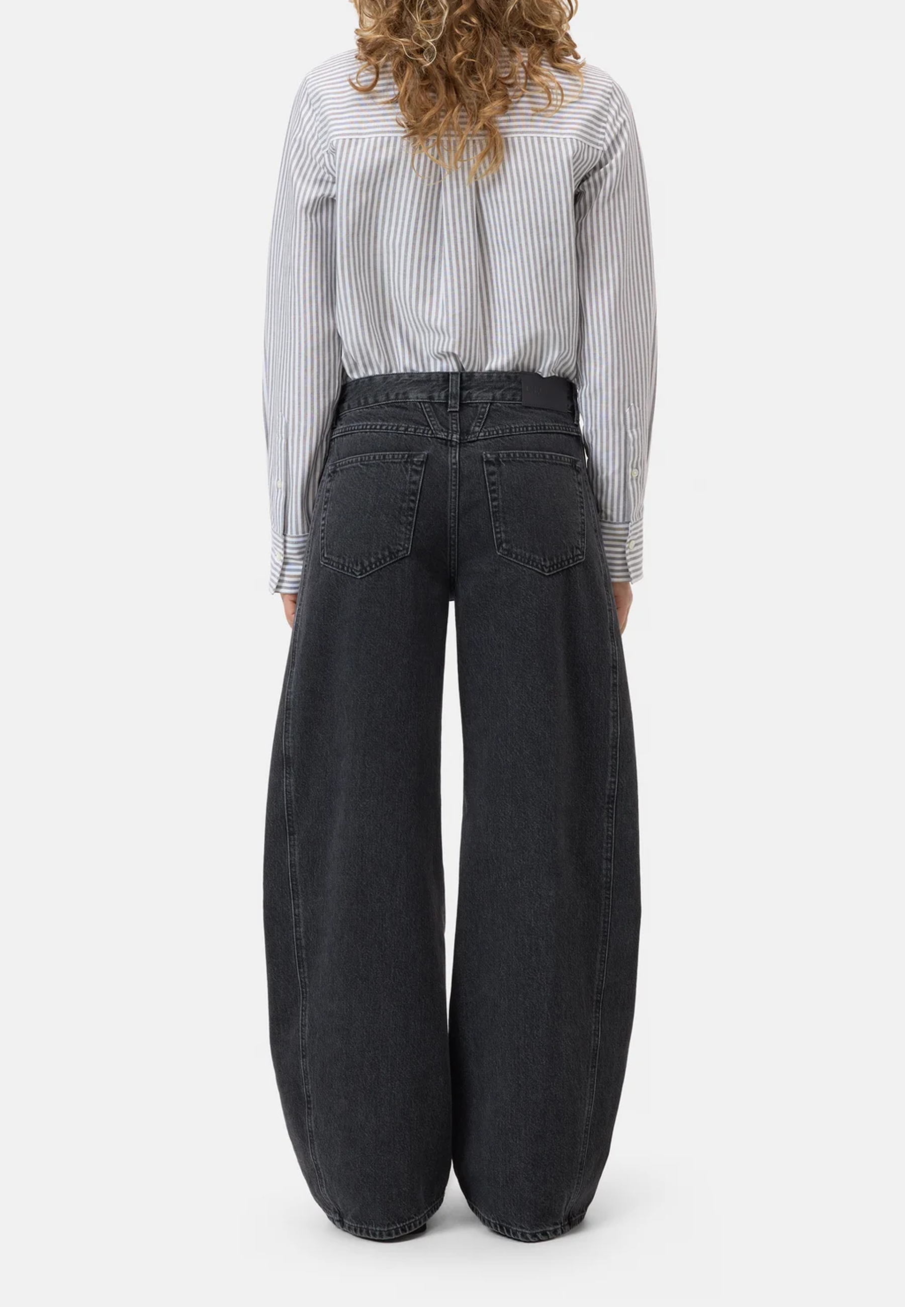 Tori-X Barrel Jeans | Dark Grey