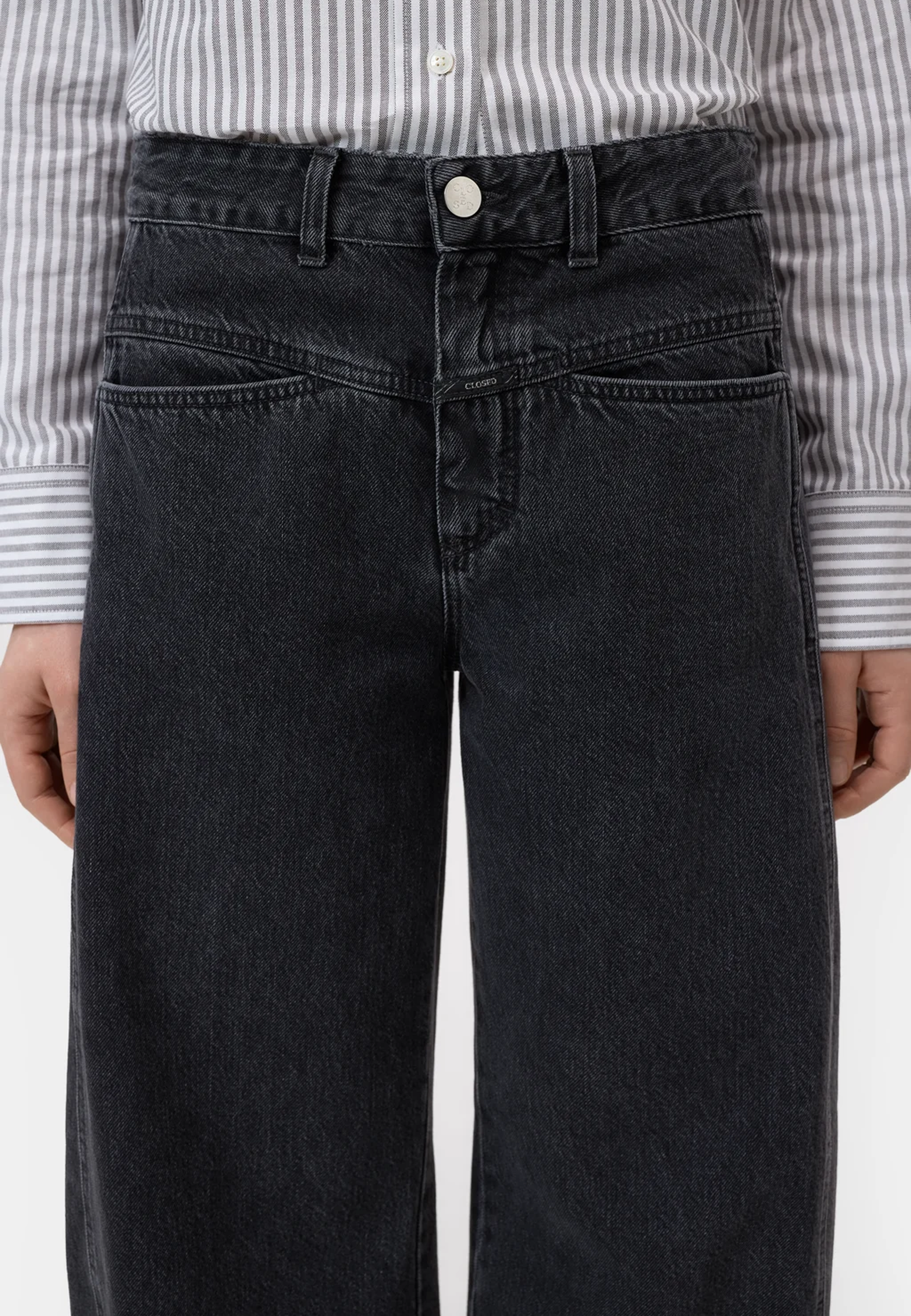 Tori-X Barrel Jeans | Dark Grey