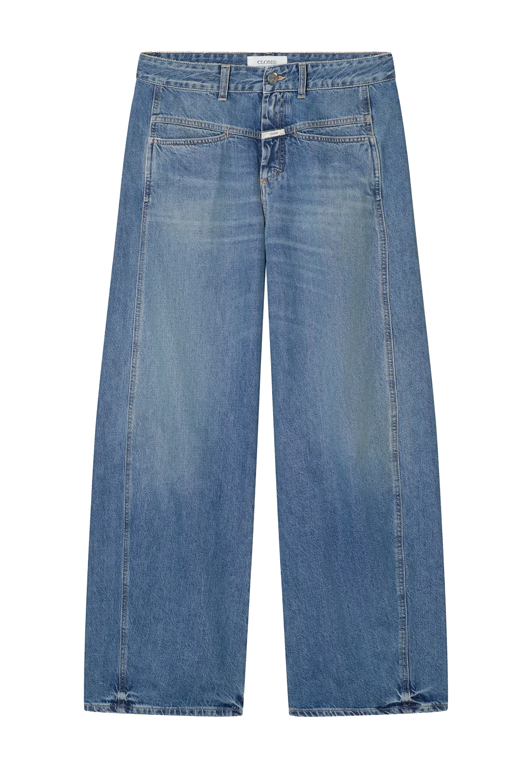 Tori-X Wide Leg Fit Jeans | Mid Blue